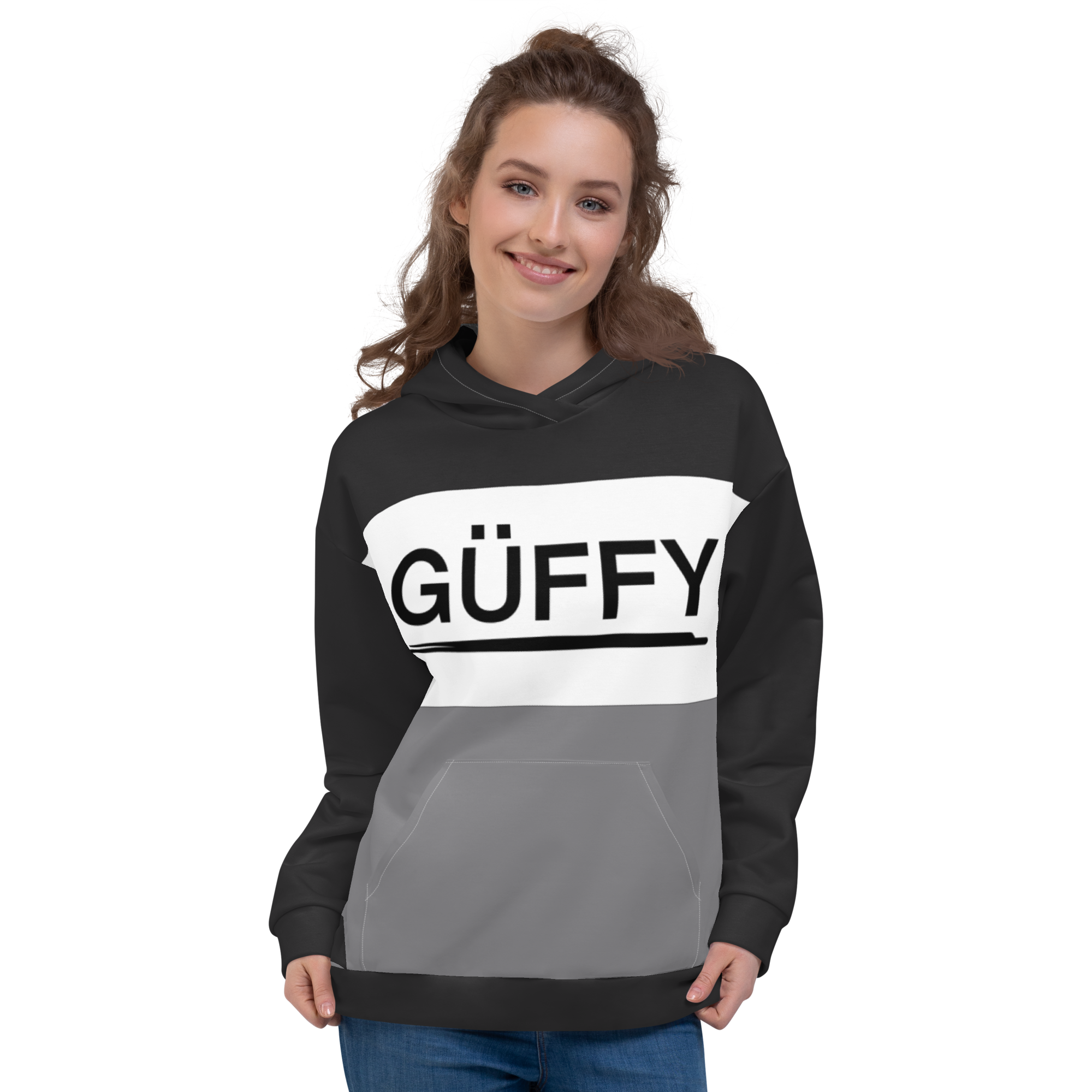 Gray Guffy Unisex Hoodie