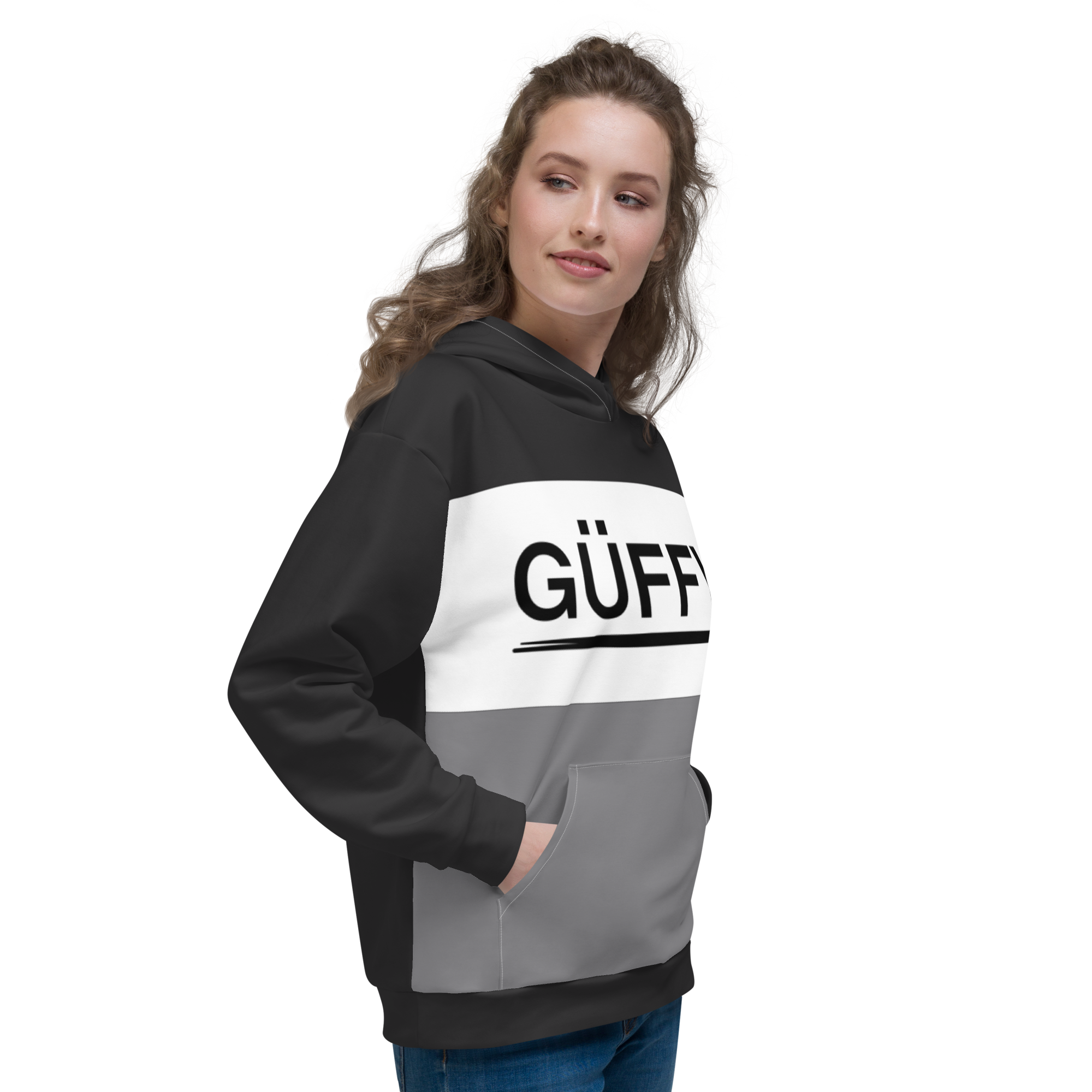 Gray Guffy Unisex Hoodie