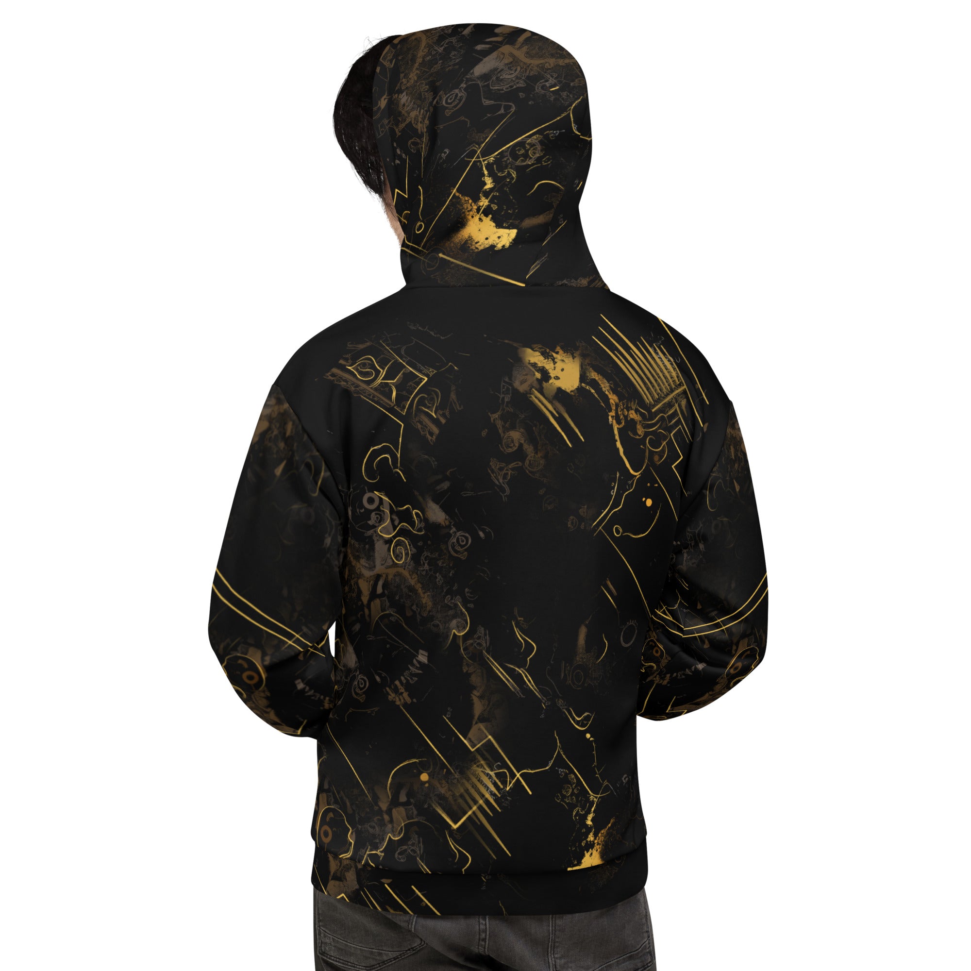 IC Yellblack Mesh Unisex Hoodie