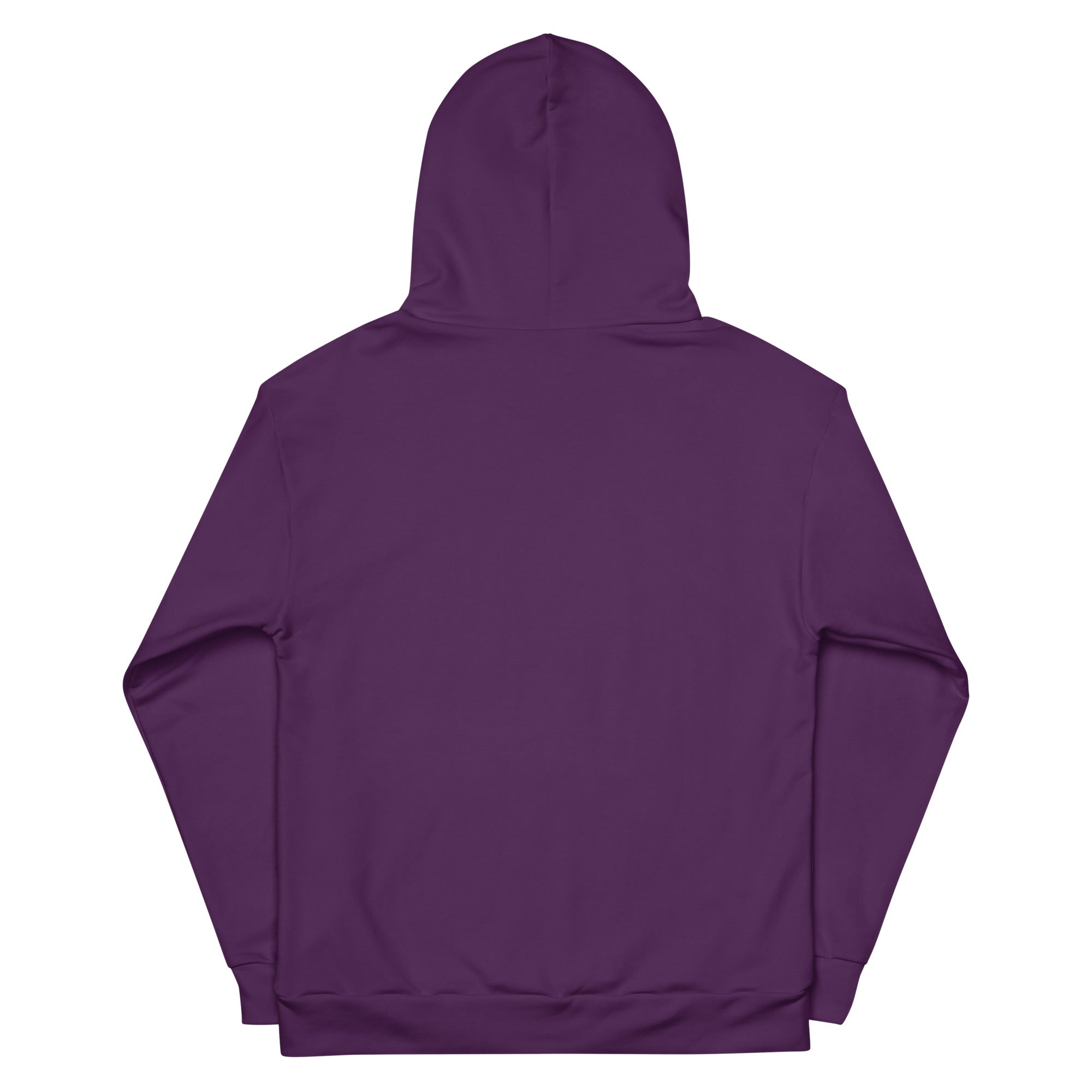 Purple baseball unisex hoodie