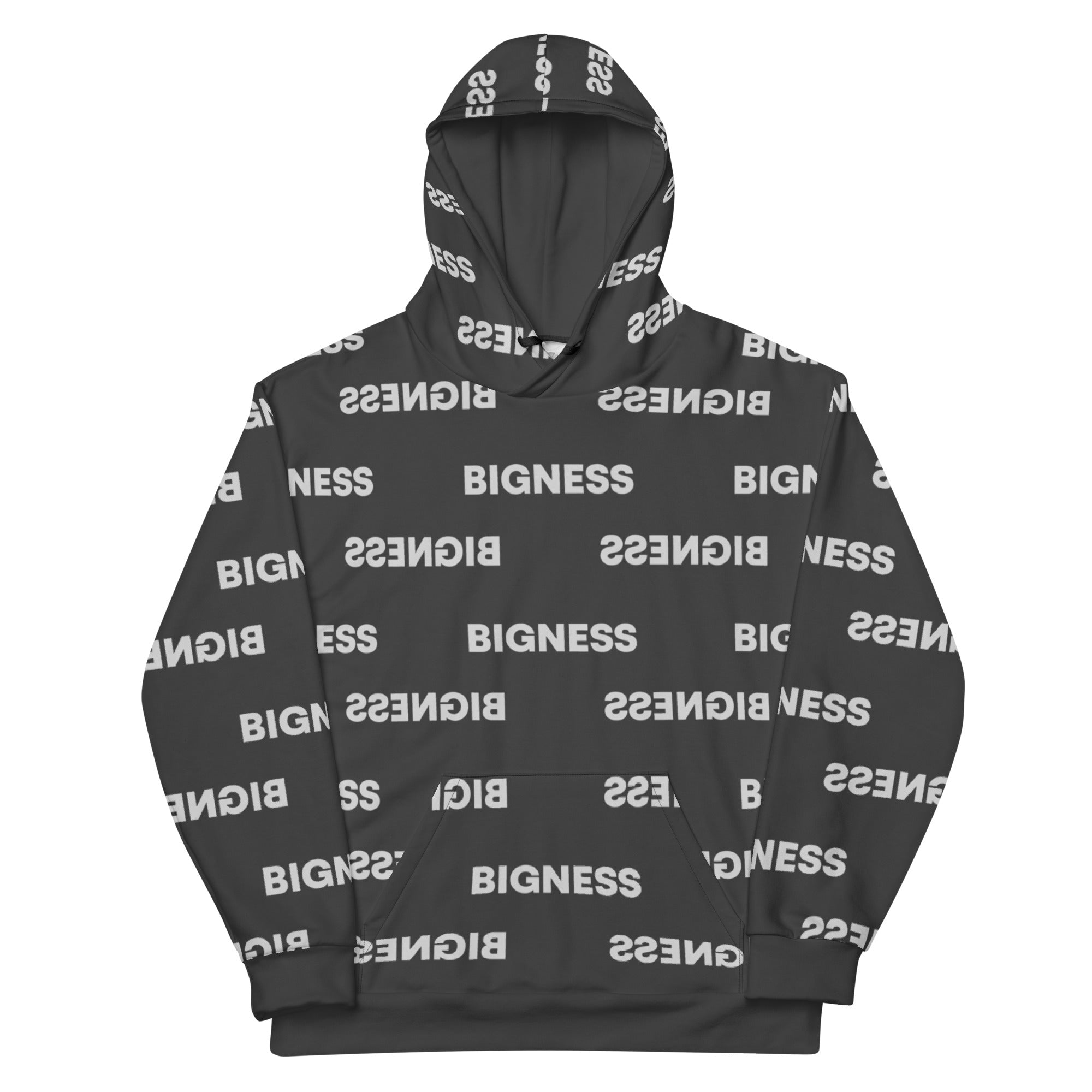 Black Bigness Brand Unisex Hoodie