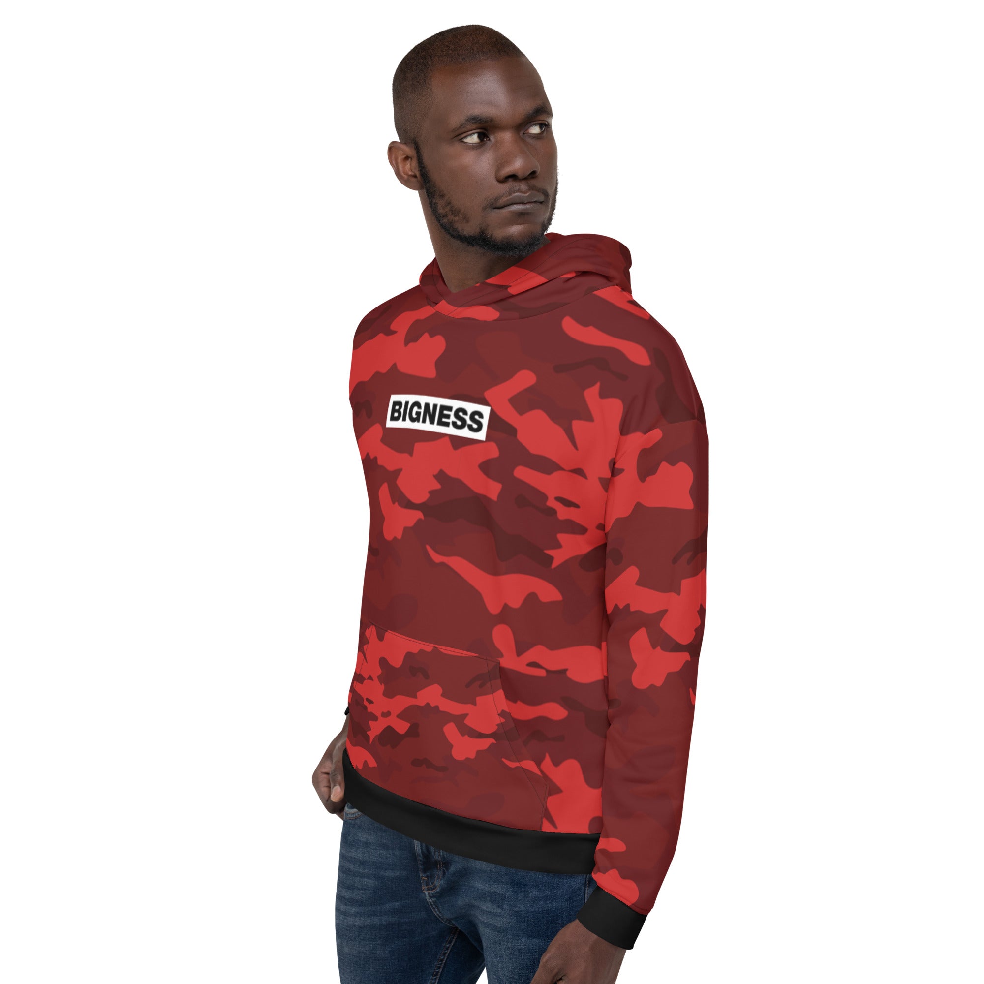 Red Camo Bigness Unisex Hoodie