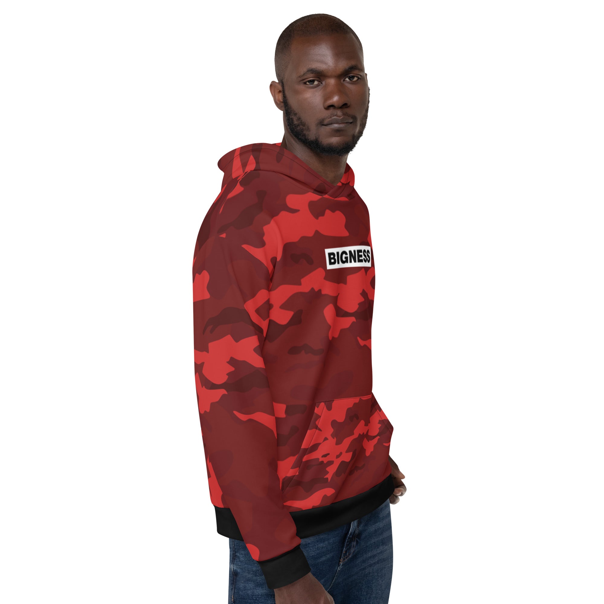 Red Camo Bigness Unisex Hoodie