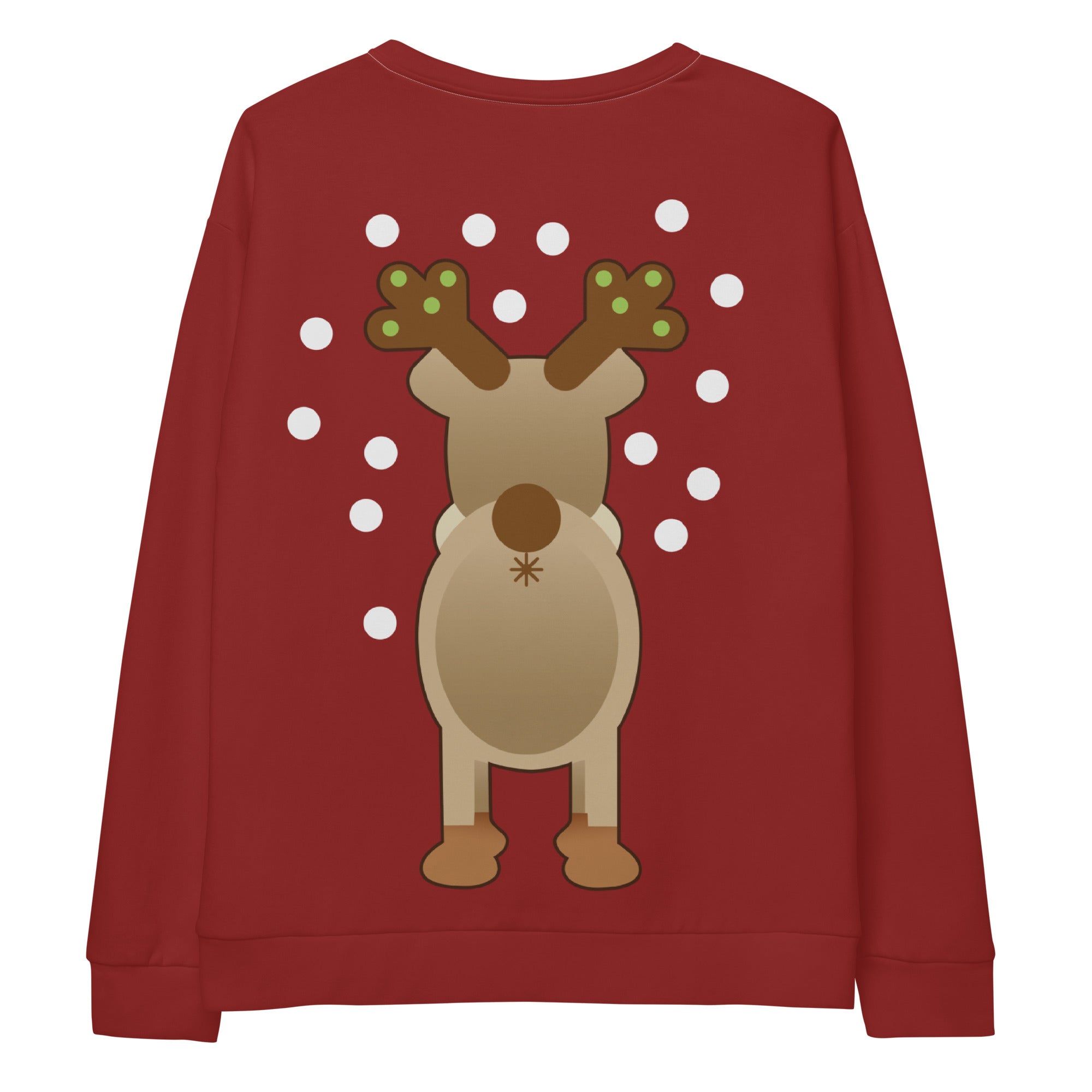 Red Reindeer Glow Unisex Sweater