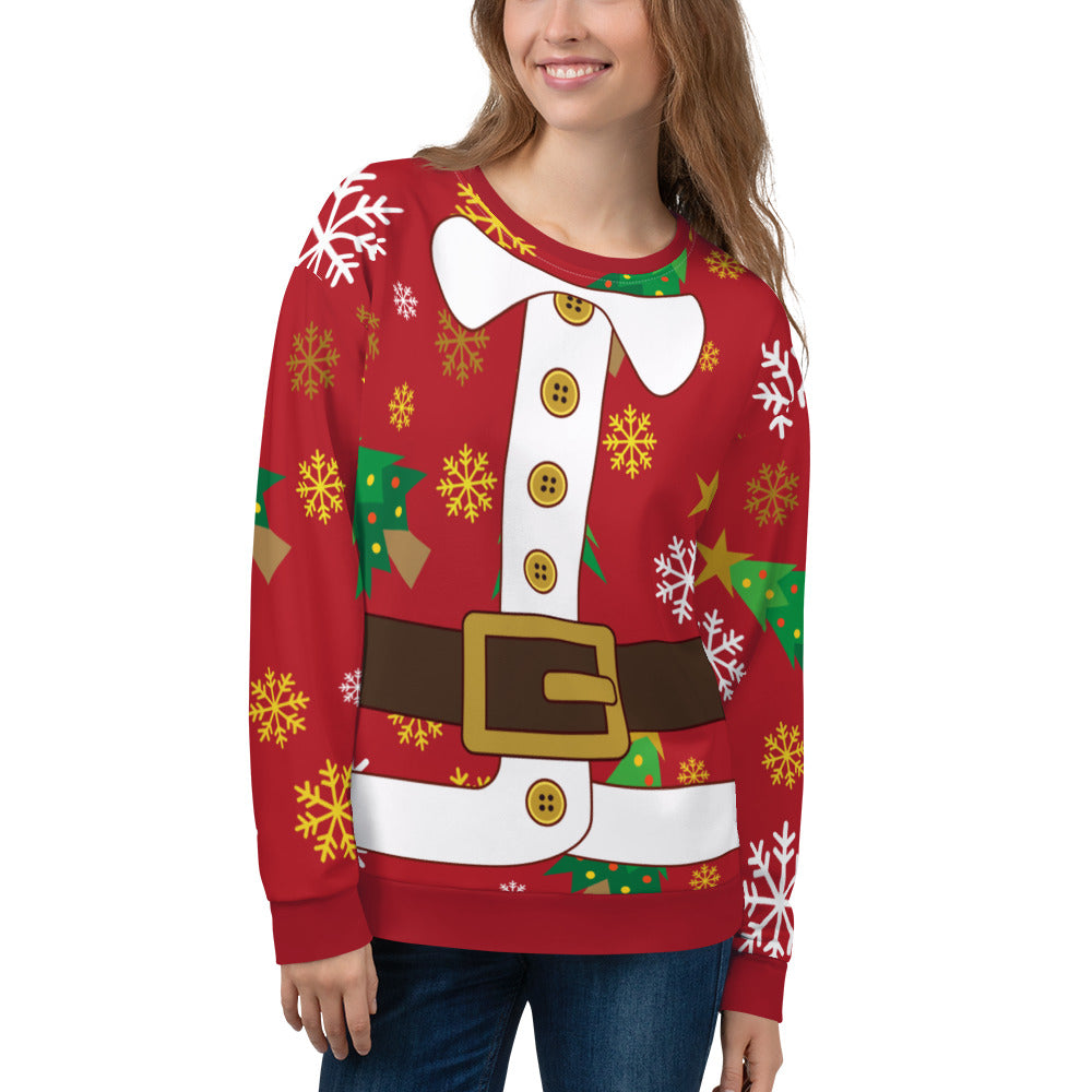 Glow Santa Unisex Sweatshirt