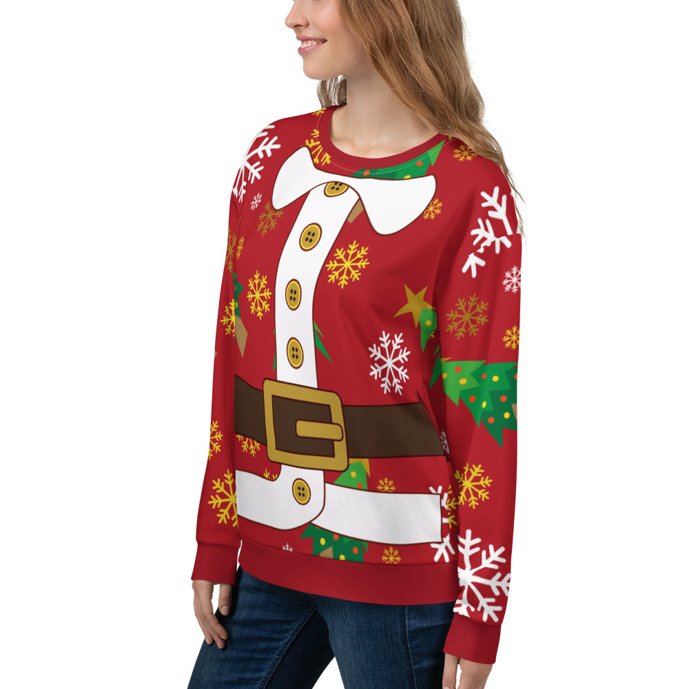 Glow Santa Unisex Sweatshirt