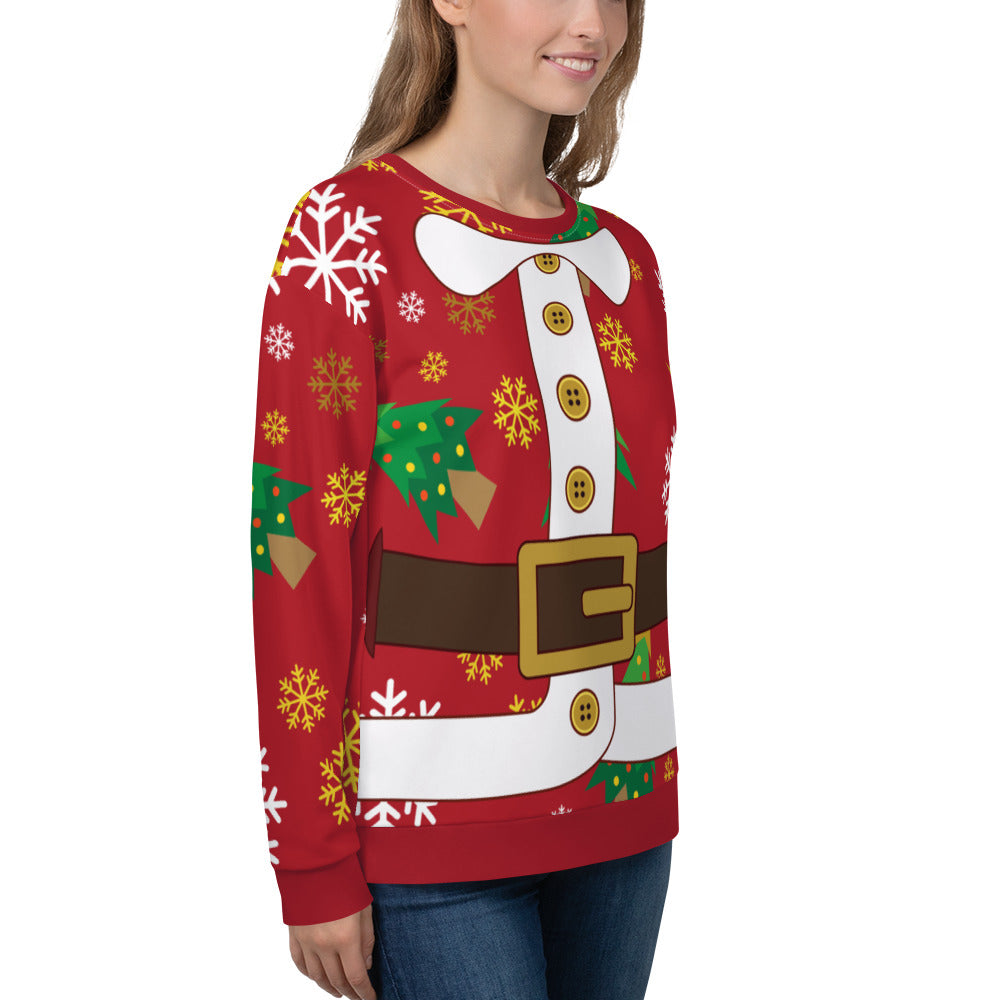 Glow Santa Unisex Sweatshirt