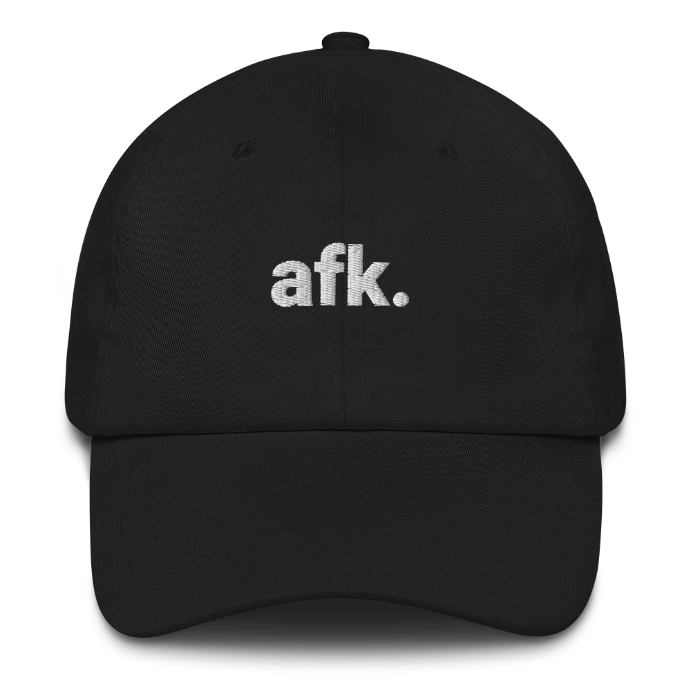 afk. Unisex Cap (bestickt, mit Schnalle)