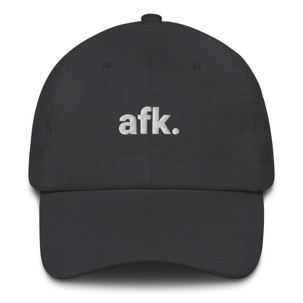 afk. Unisex Cap (bestickt, mit Schnalle)