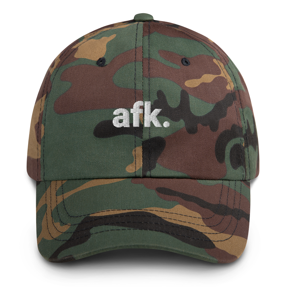 afk. Unisex Cap (bestickt, mit Schnalle)