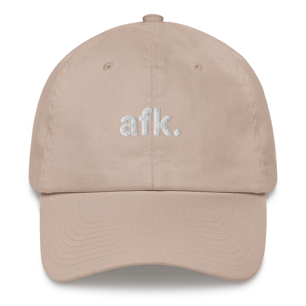 afk. Unisex Cap (bestickt, mit Schnalle)