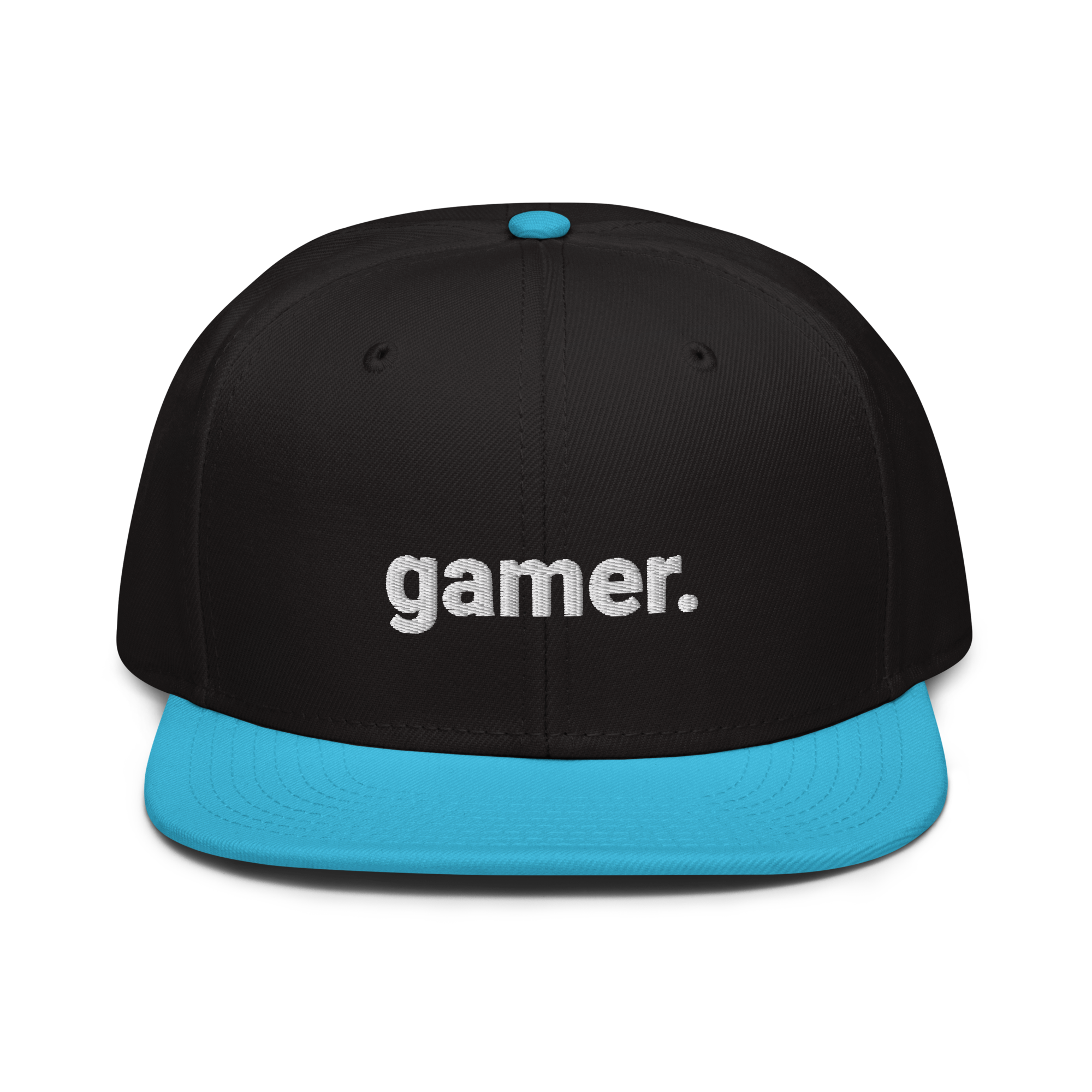 gamer. Snapback-Cap (bestickt)