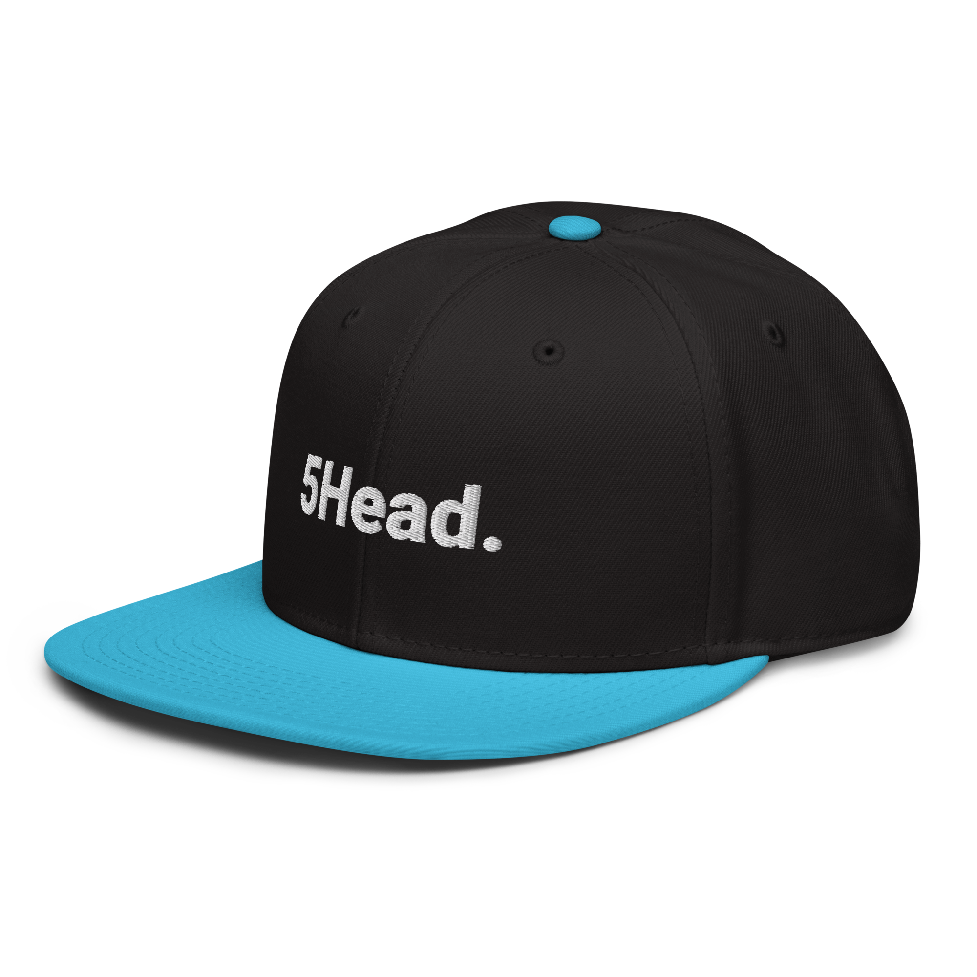 5Head. Snapback-Cap (bestickt)