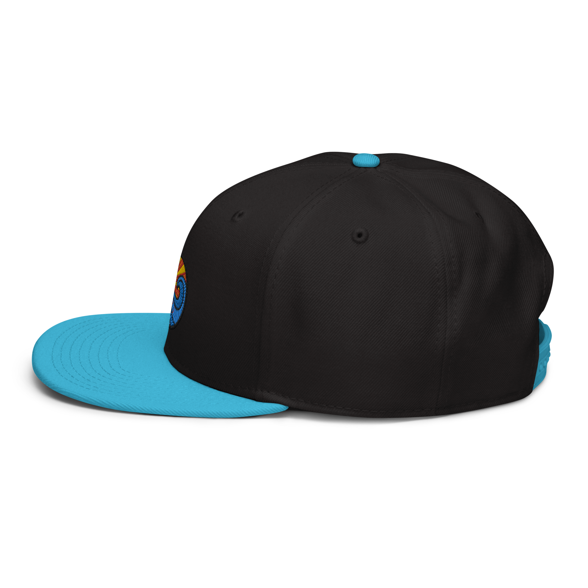 Sunset Wave Snapback-Cap (bestickt)