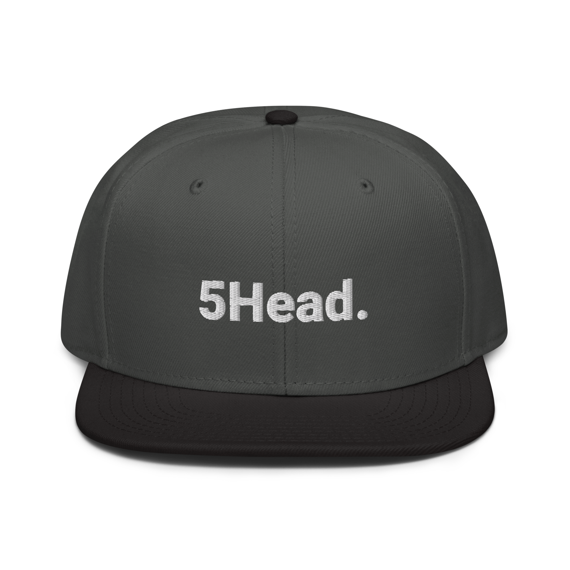 5Head. Snapback-Cap (bestickt)