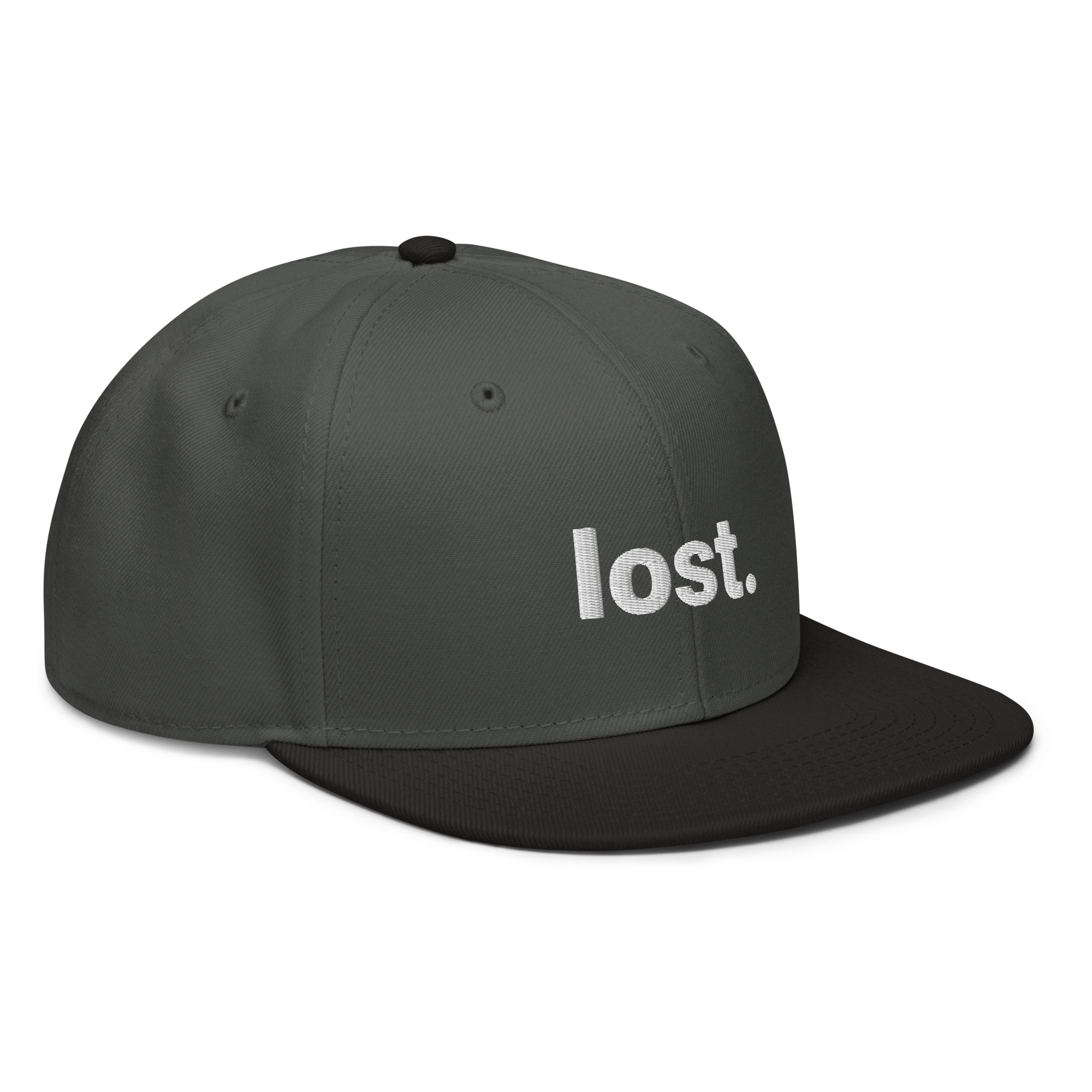 lost. Snapback-Cap (bestickt)