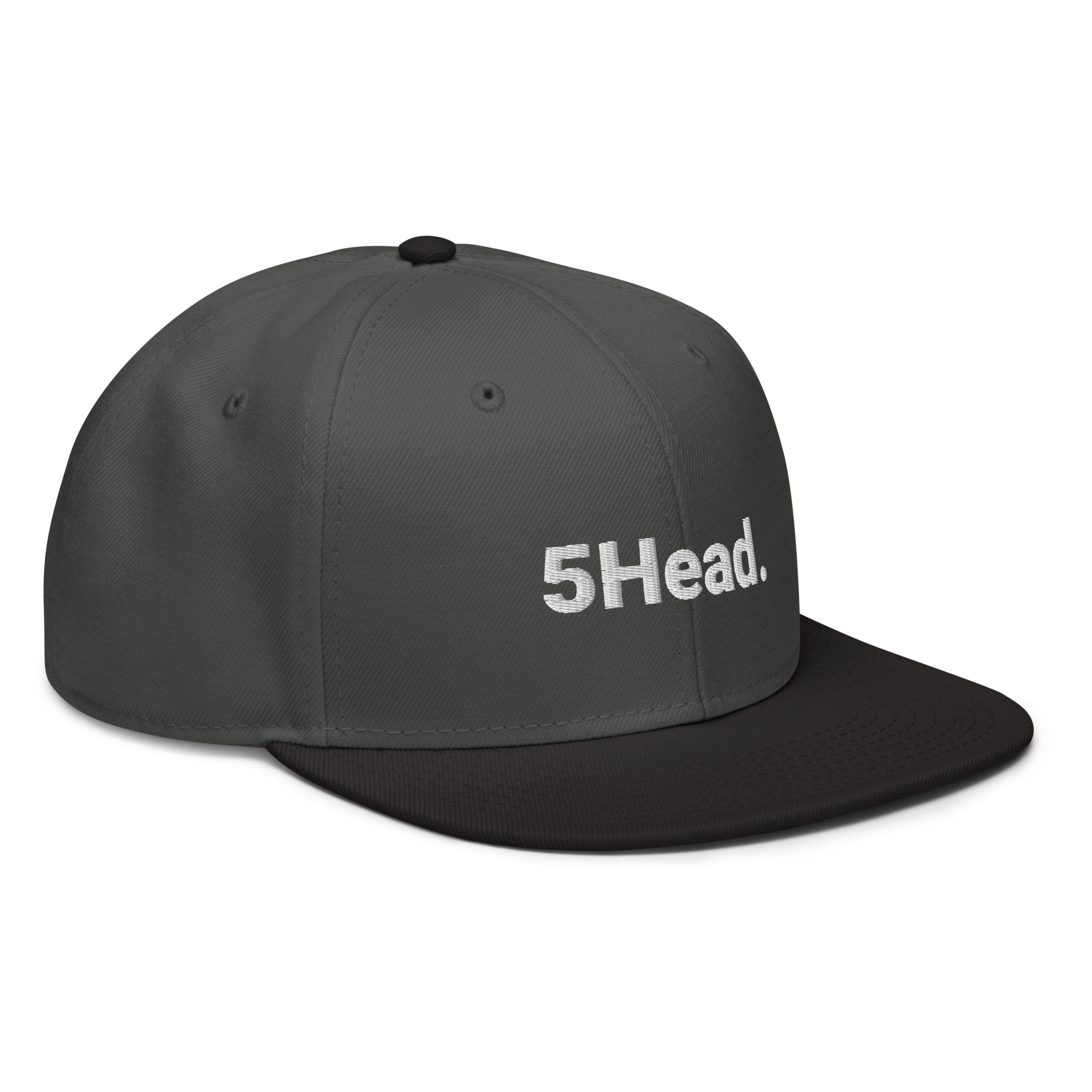 5Head. Snapback-Cap (bestickt)