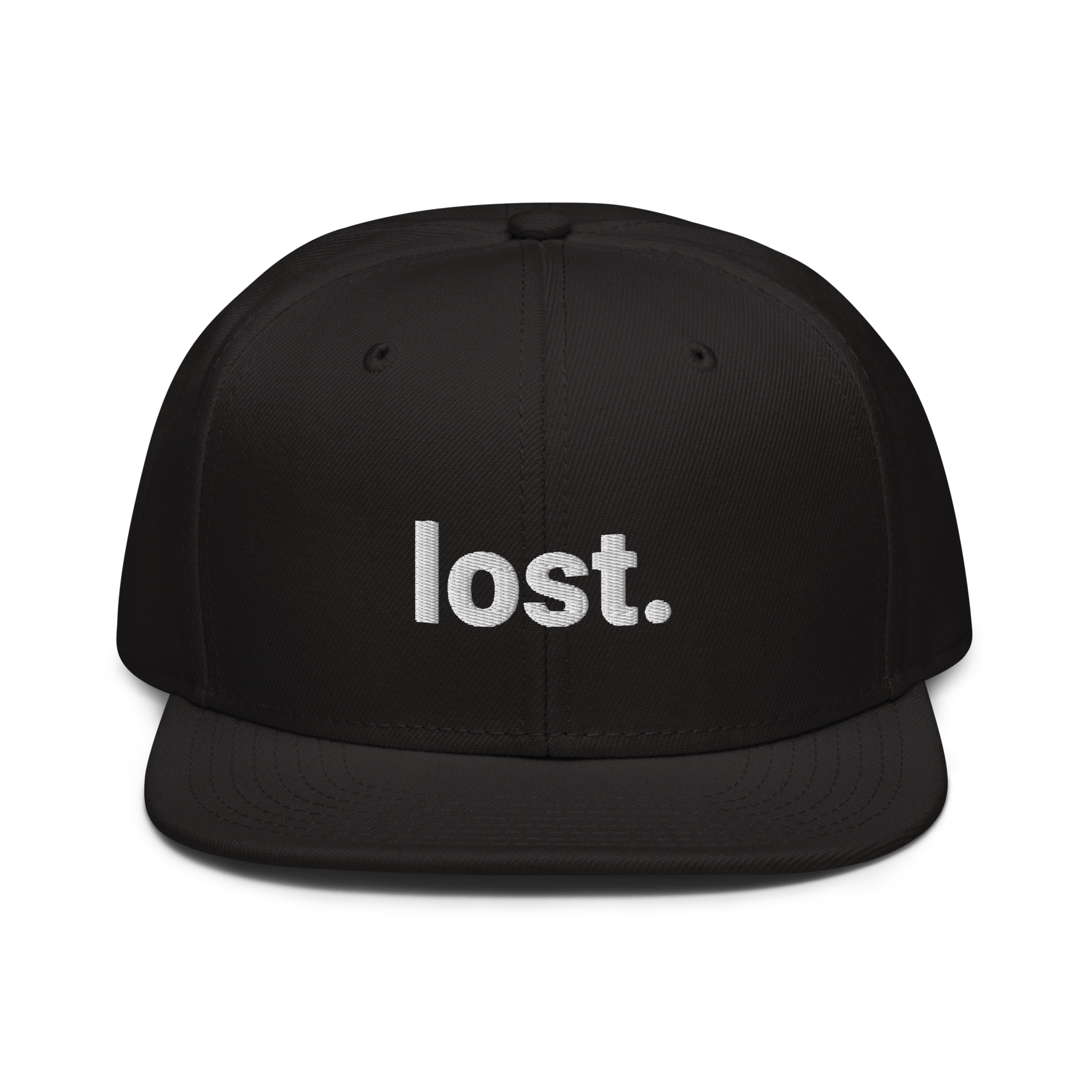 lost. Snapback-Cap (bestickt)