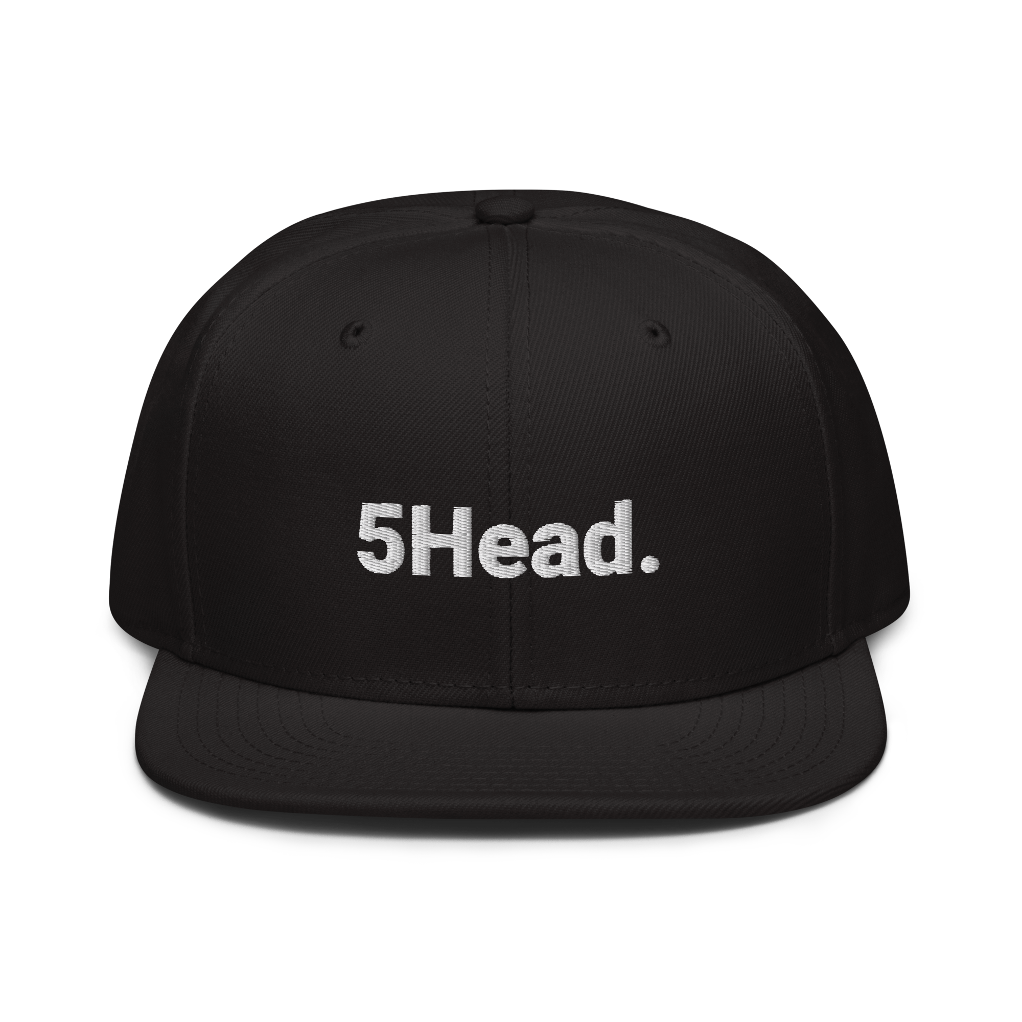 5Head. Snapback-Cap (bestickt)