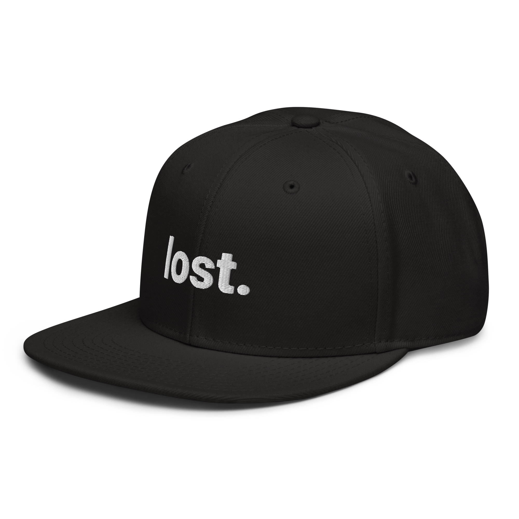 lost. Snapback-Cap (bestickt)