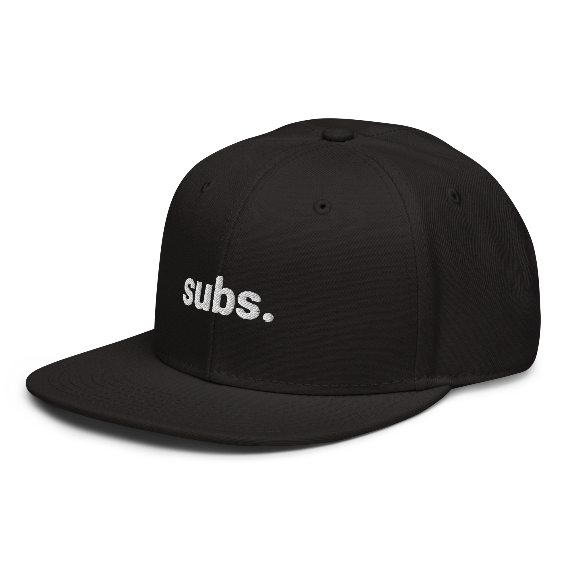 subs. Snapback-Cap (bestickt)