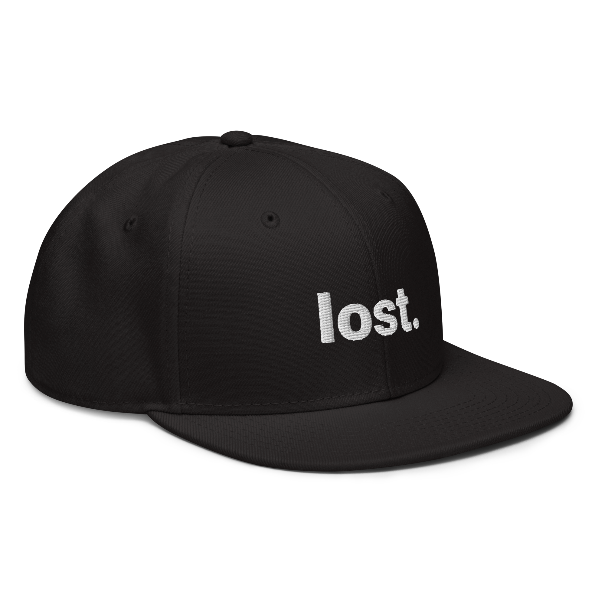 lost. Snapback-Cap (bestickt)