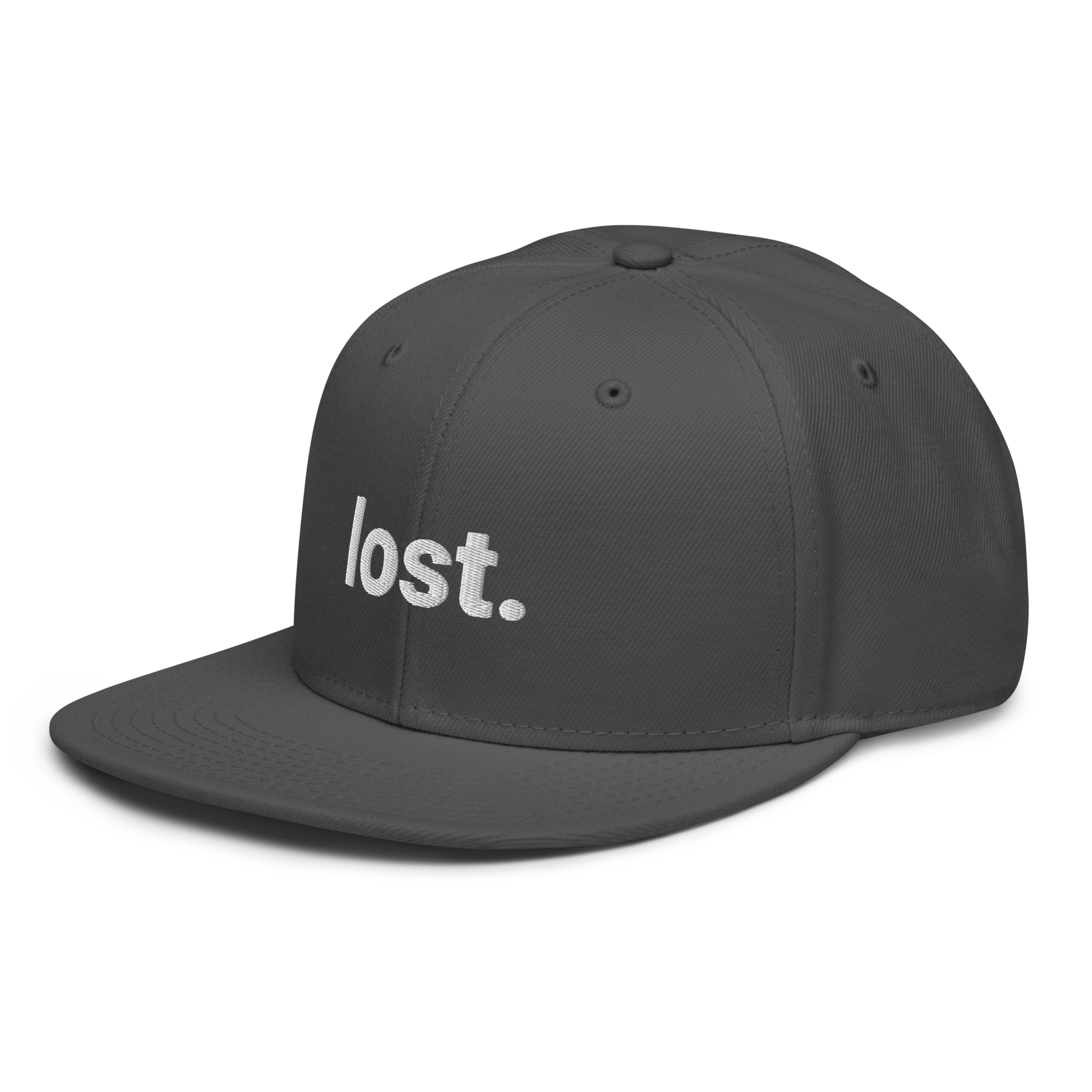 lost. Snapback-Cap (bestickt)