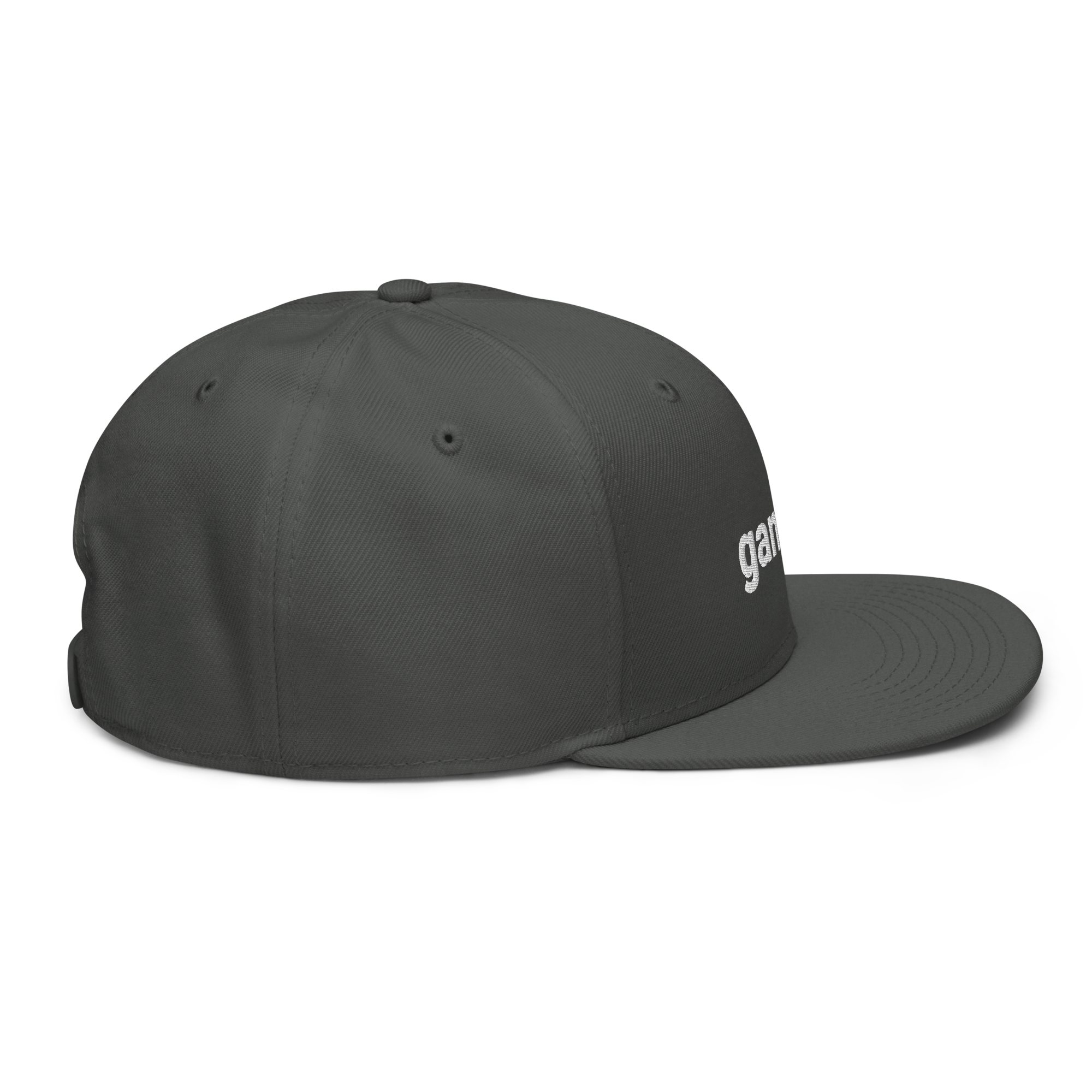 gamer. Snapback-Cap (bestickt)