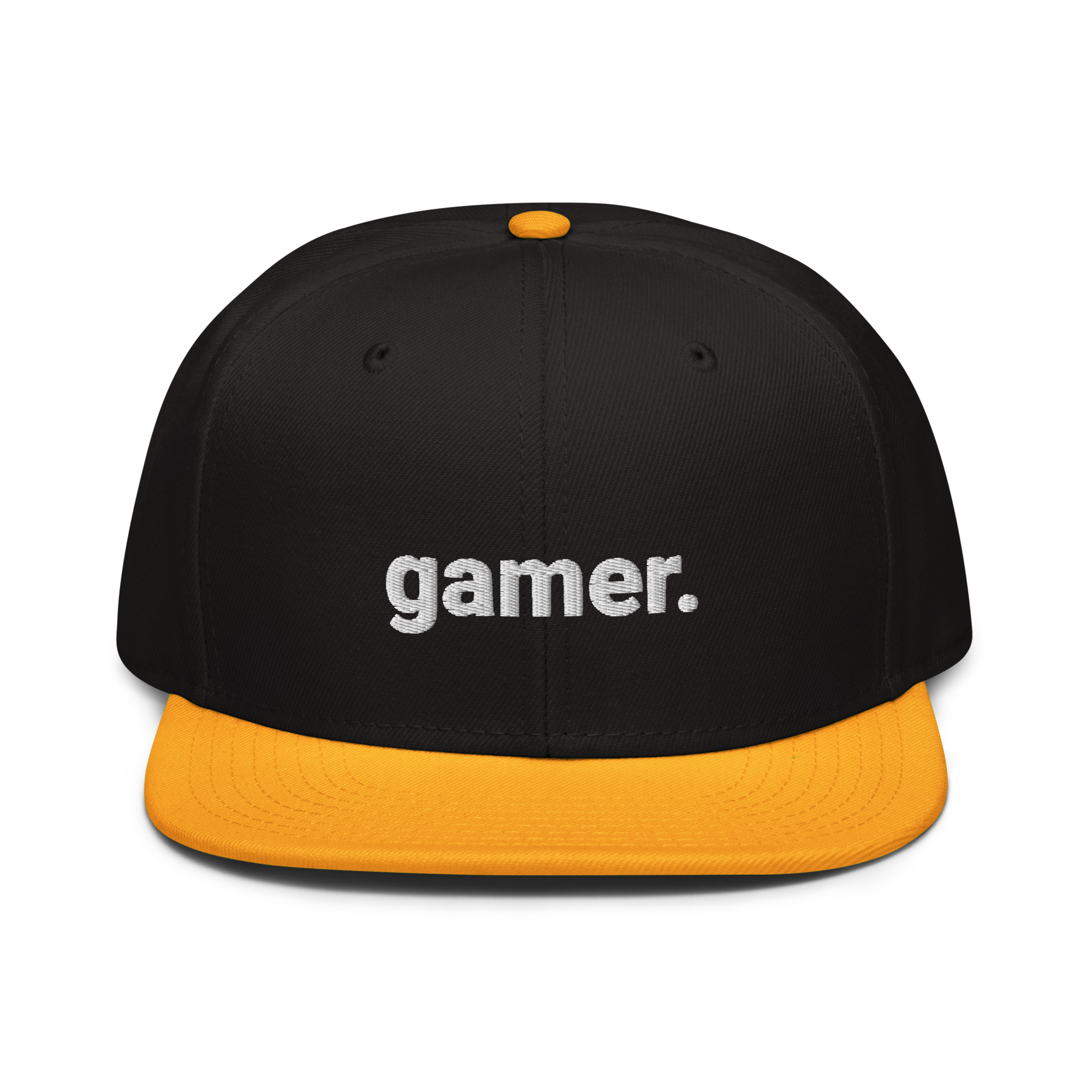 gamer. Snapback-Cap (bestickt)