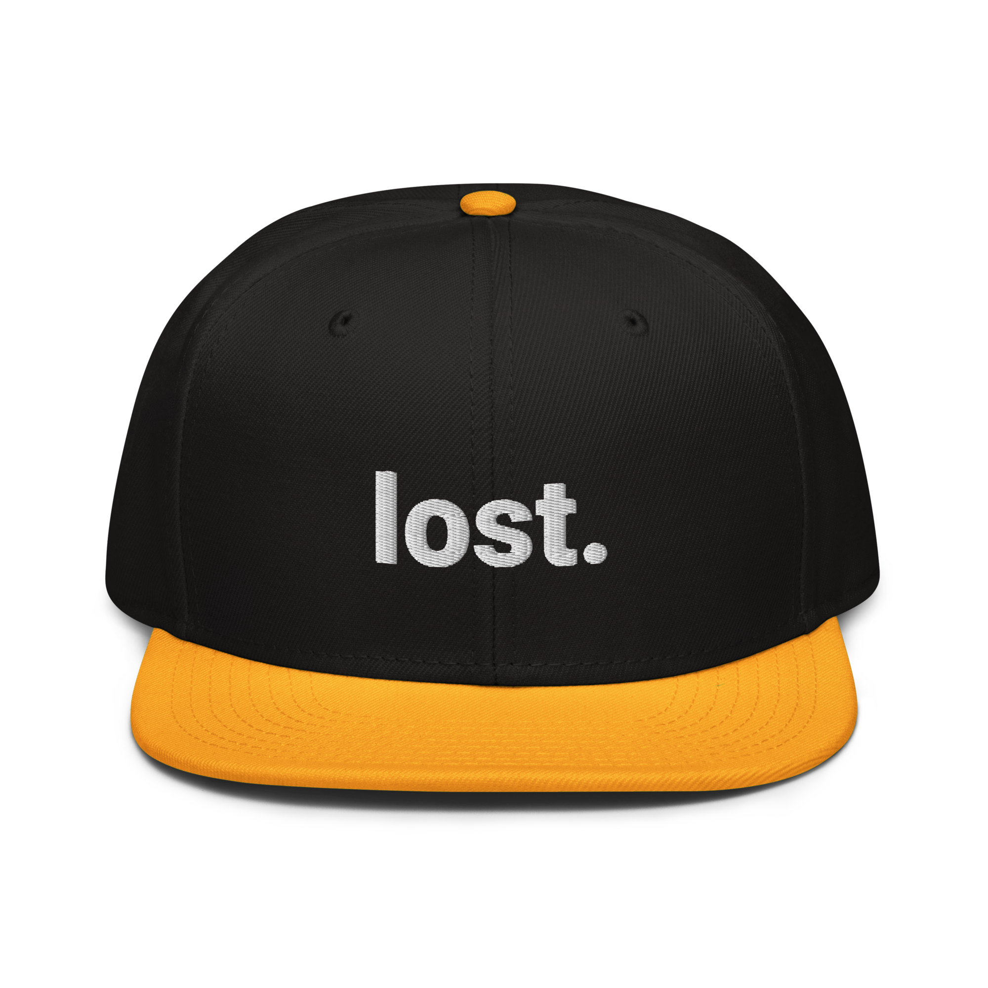 lost. Snapback-Cap (bestickt)