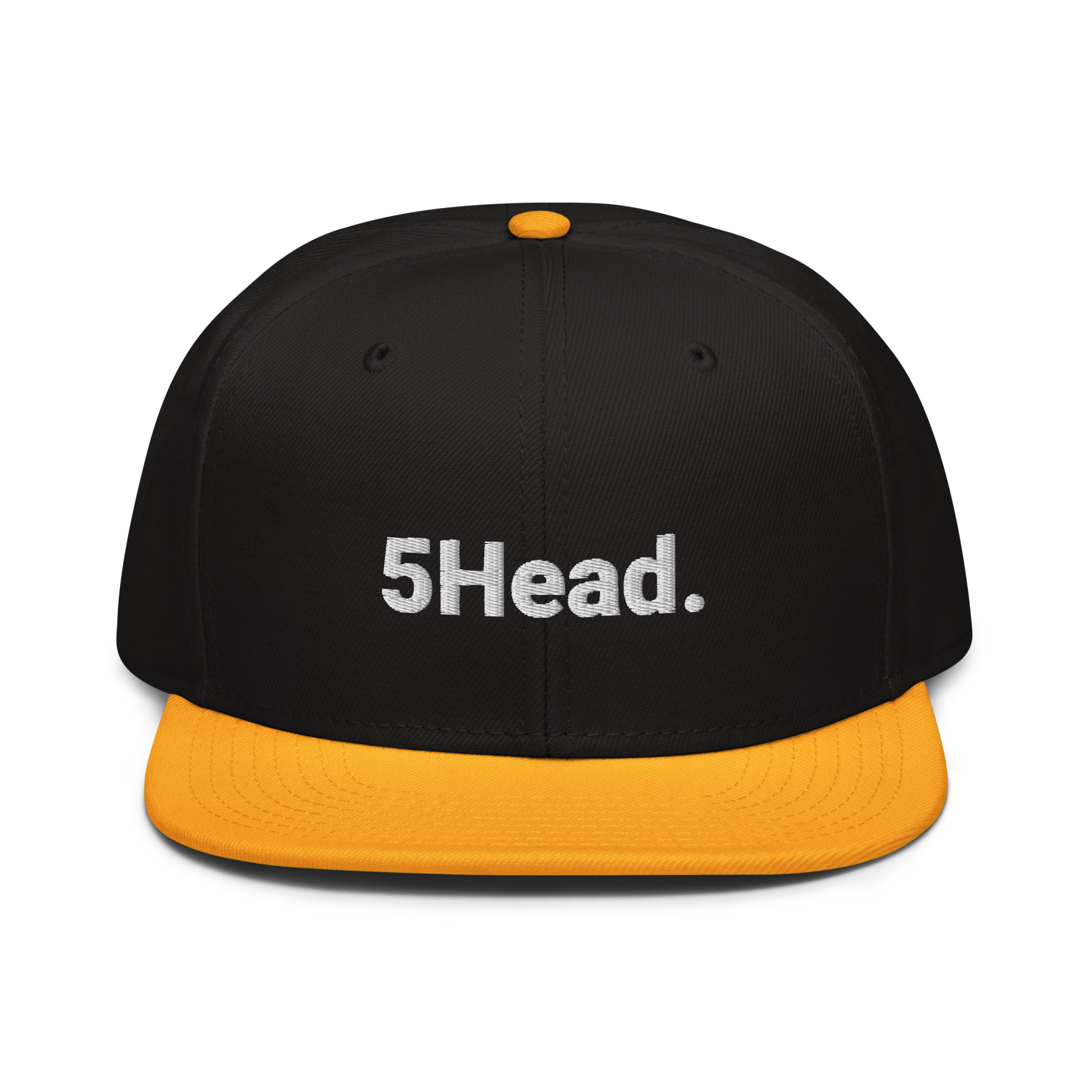 5Head. Snapback-Cap (bestickt)