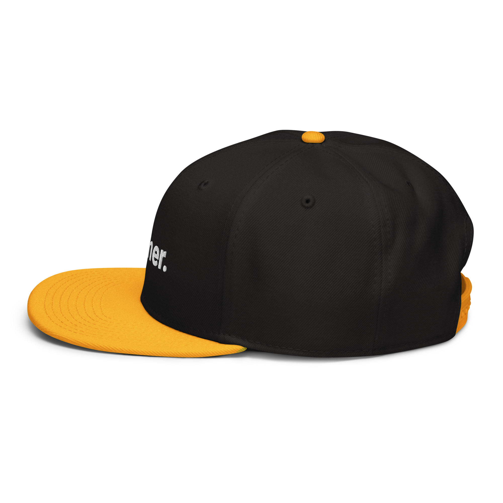 gamer. Snapback-Cap (bestickt)