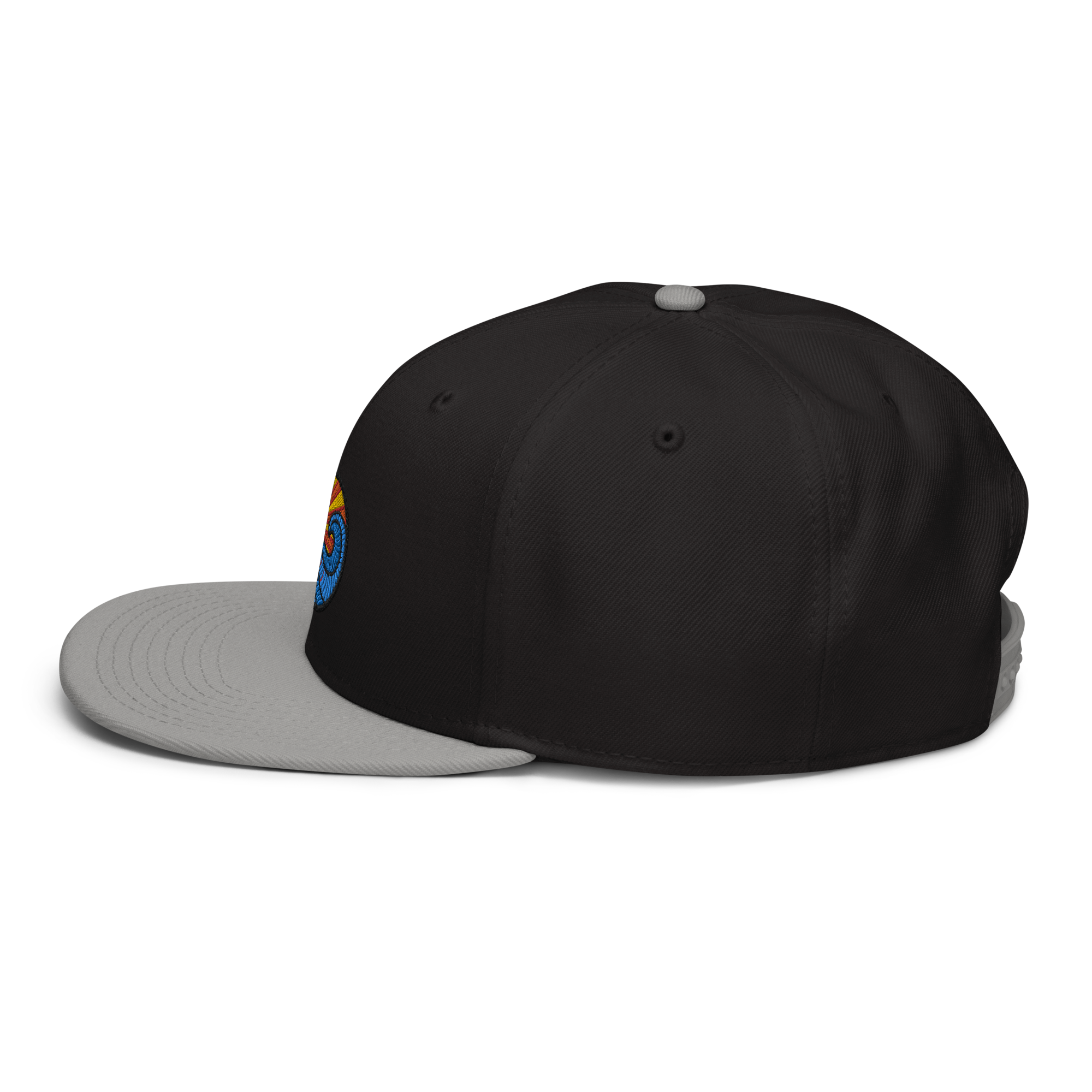 Sunset Wave Snapback-Cap (bestickt)