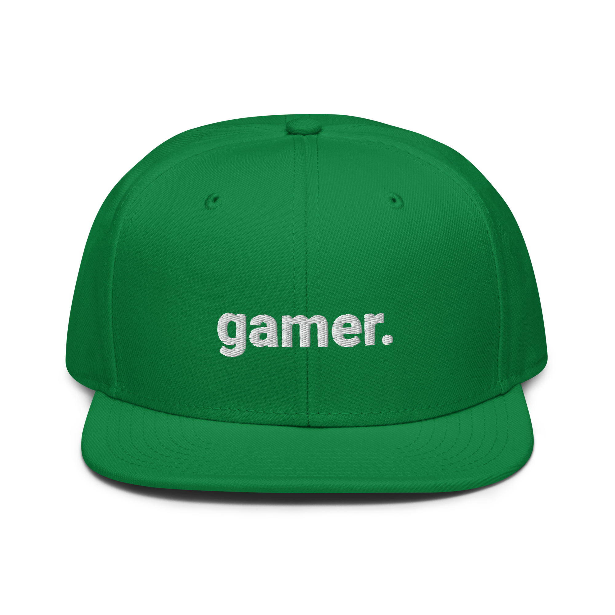 gamer. Snapback-Cap (bestickt)