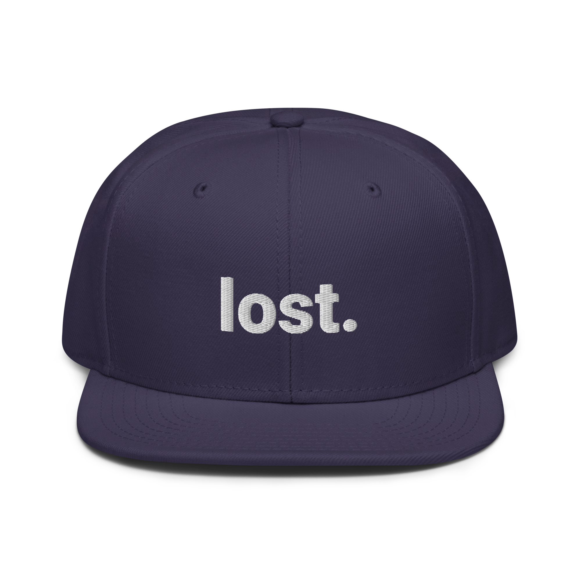 lost. Snapback-Cap (bestickt)