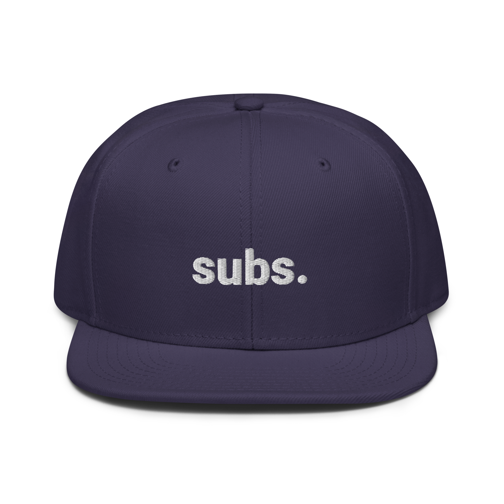 subs. Snapback-Cap (bestickt)