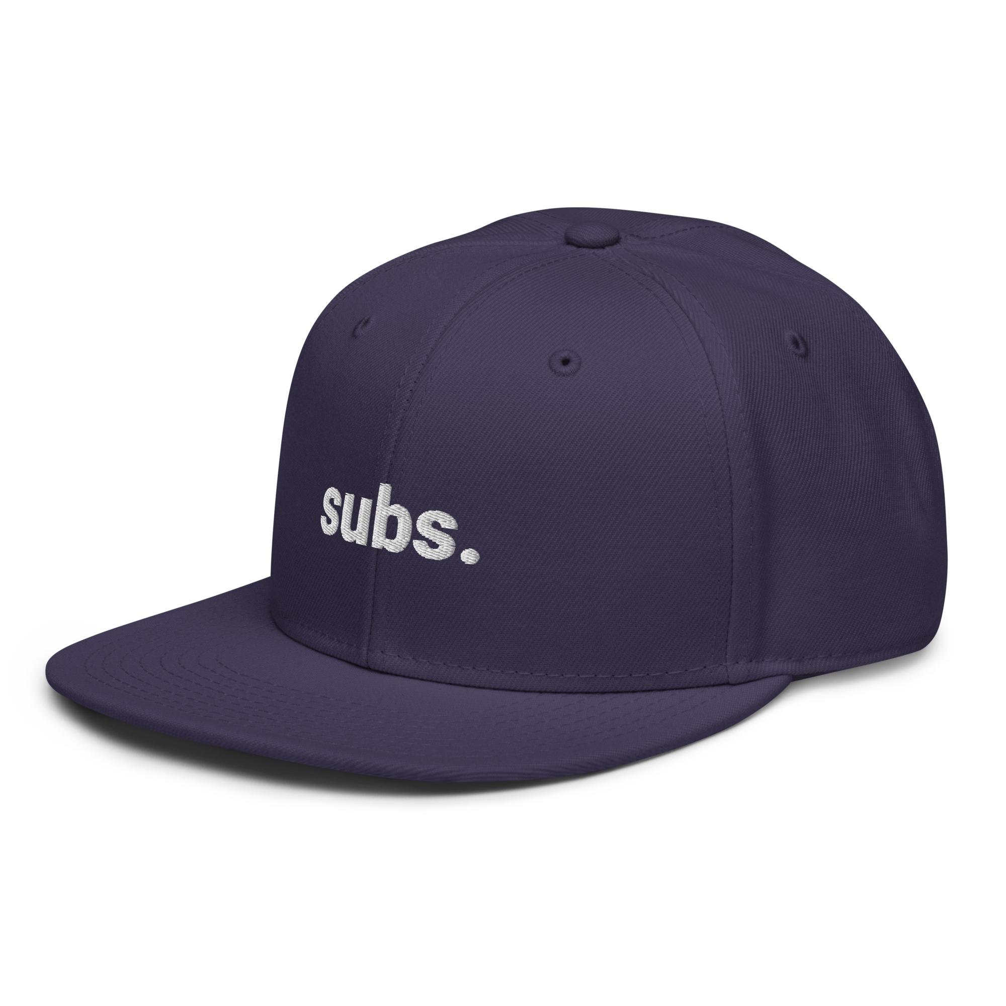 subs. Snapback-Cap (bestickt)