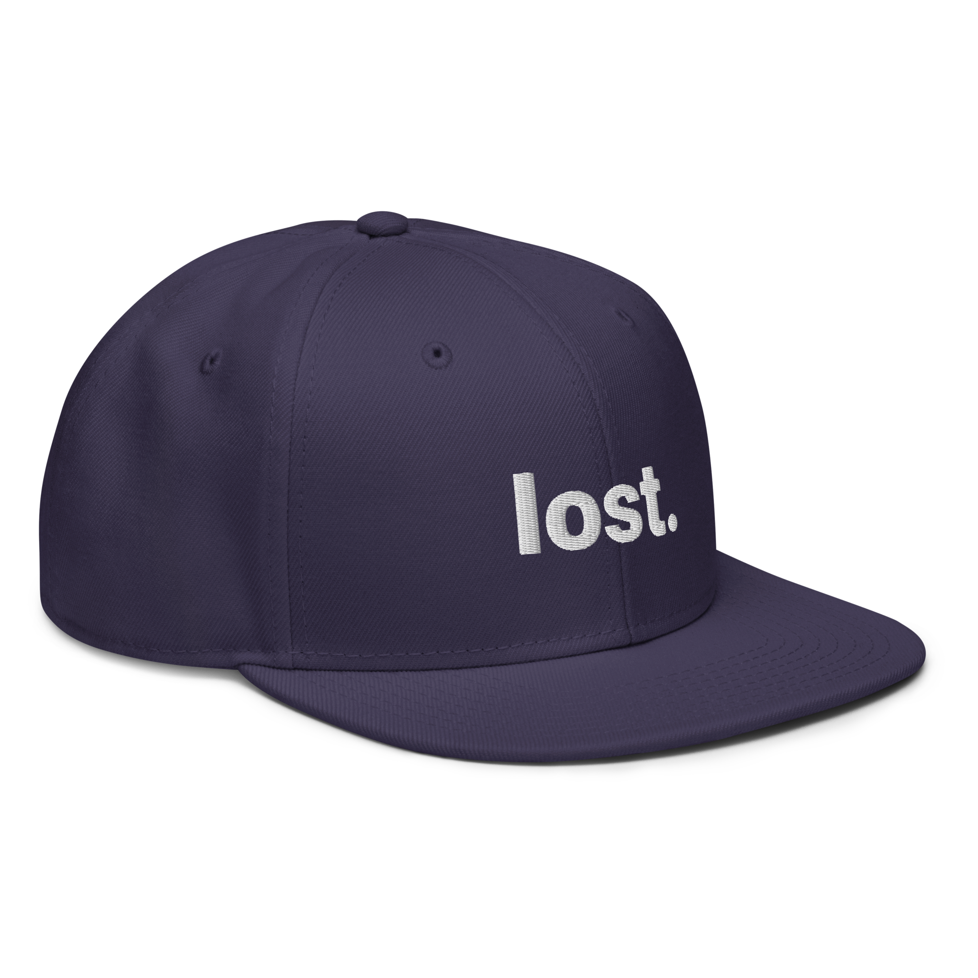 lost. Snapback-Cap (bestickt)