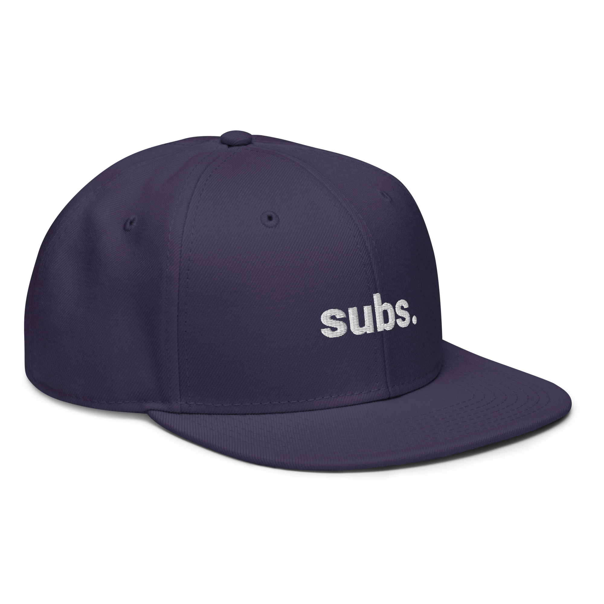 subs. Snapback-Cap (bestickt)