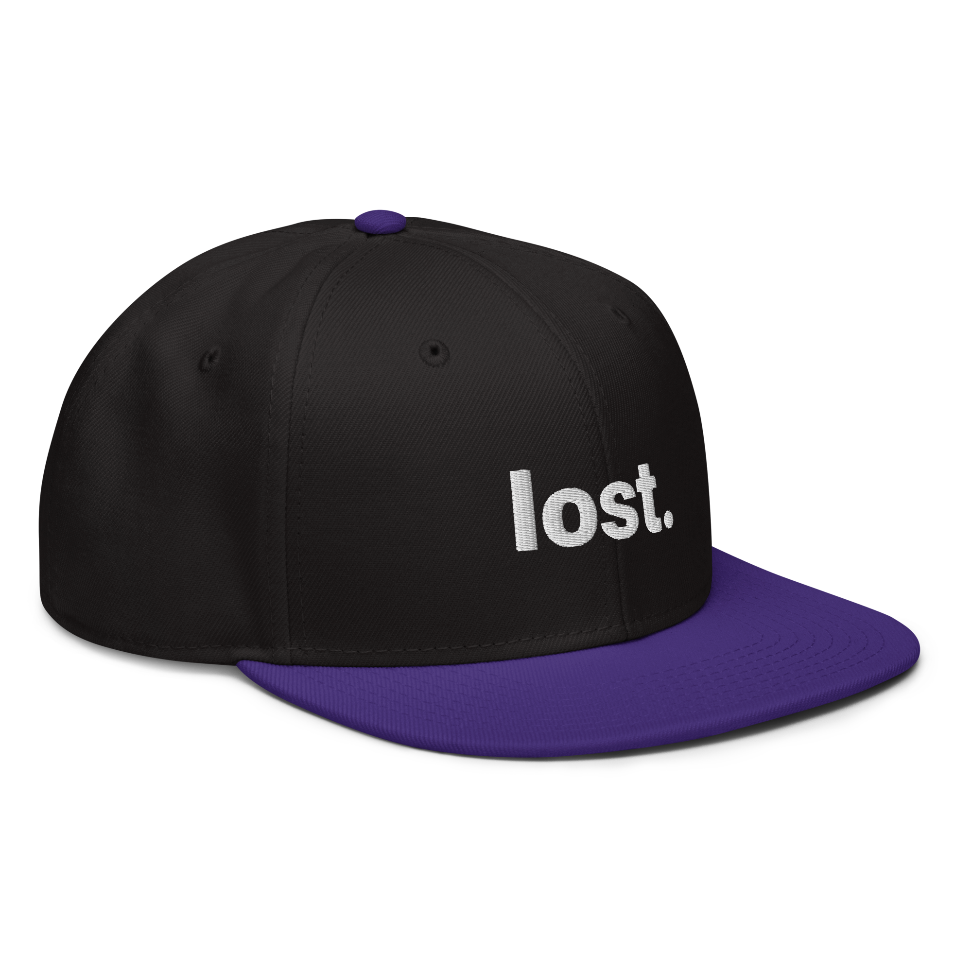 lost. Snapback-Cap (bestickt)