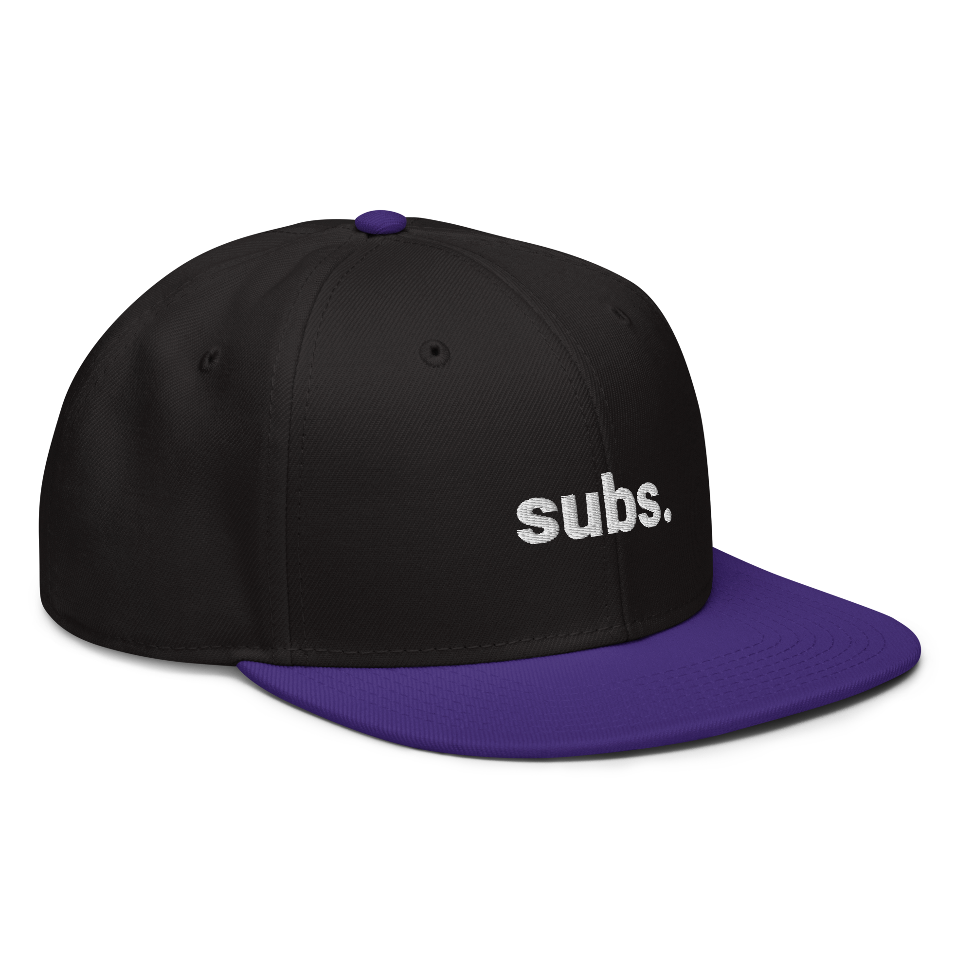 subs. Snapback-Cap (bestickt)