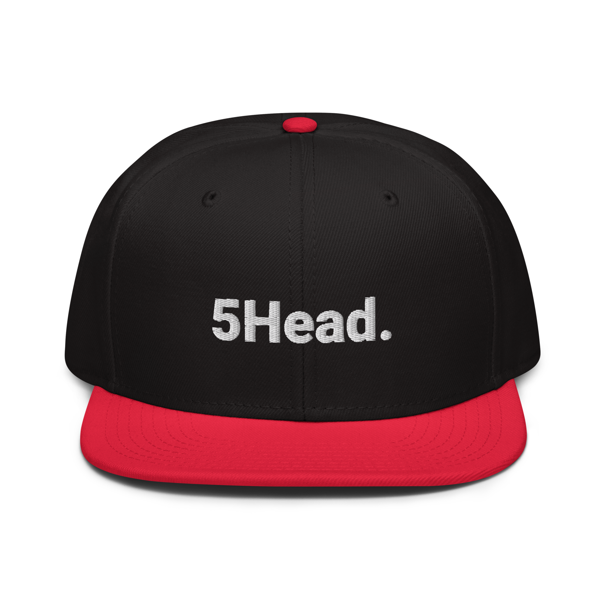 5Head. Snapback-Cap (bestickt)