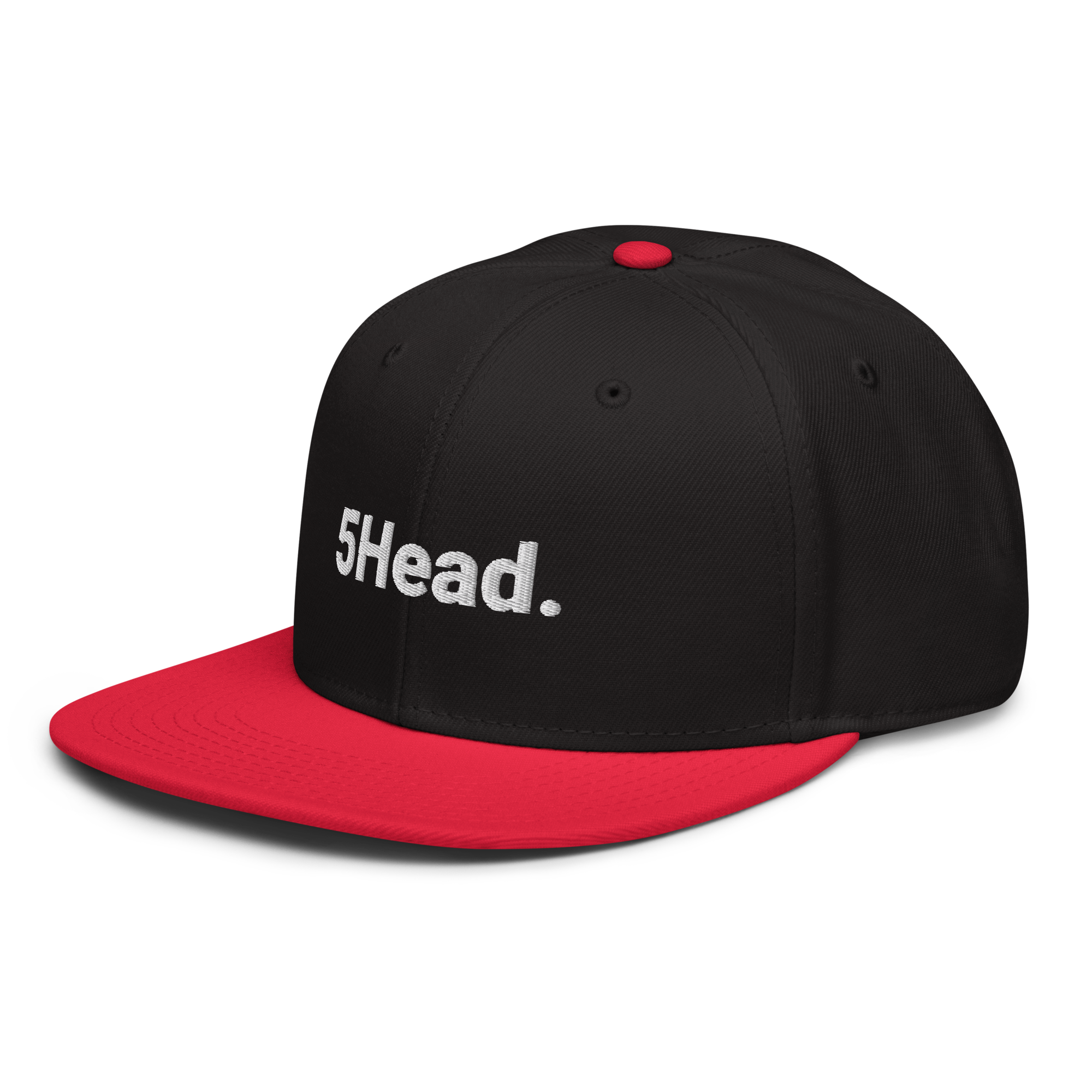 5Head. Snapback-Cap (bestickt)