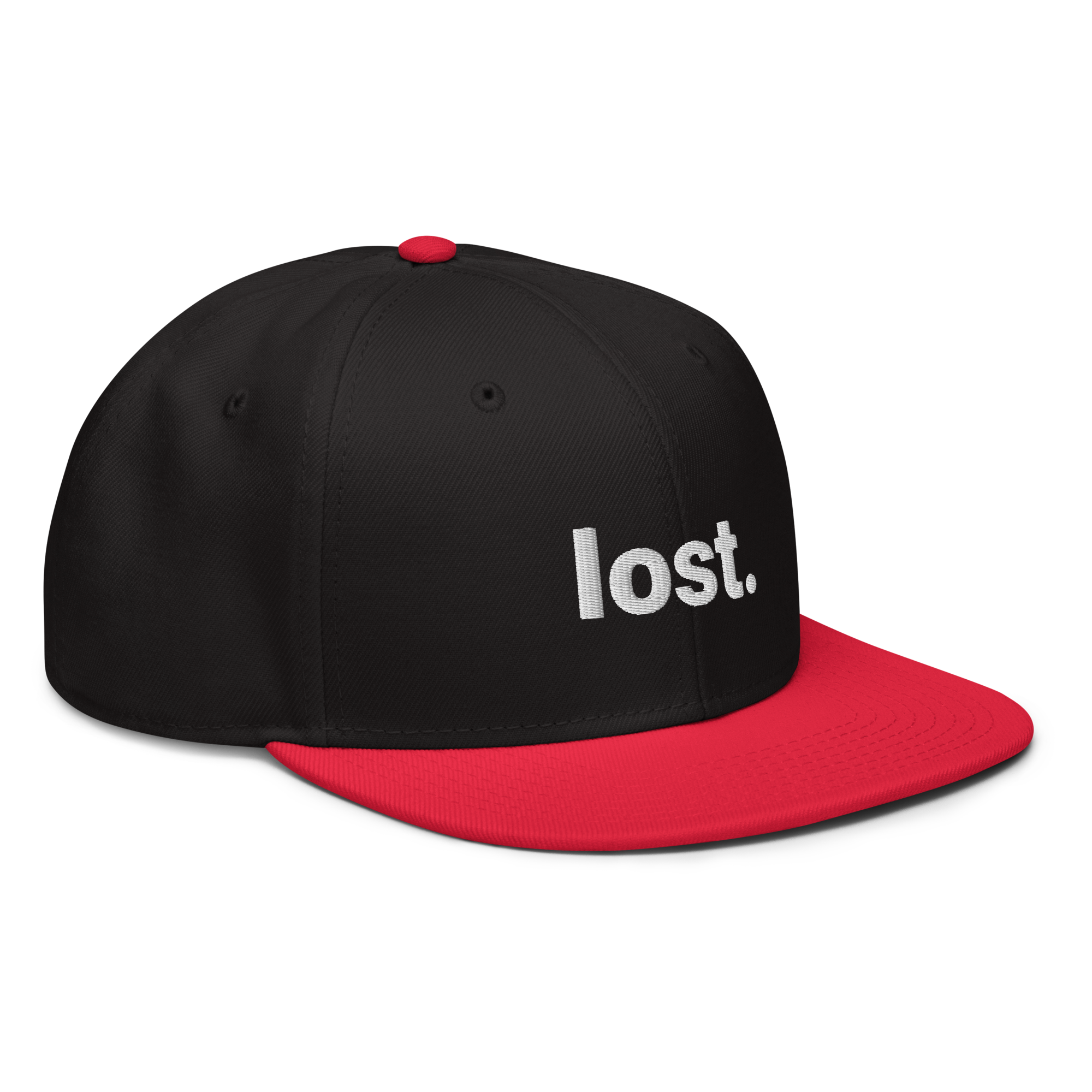 lost. Snapback-Cap (bestickt)