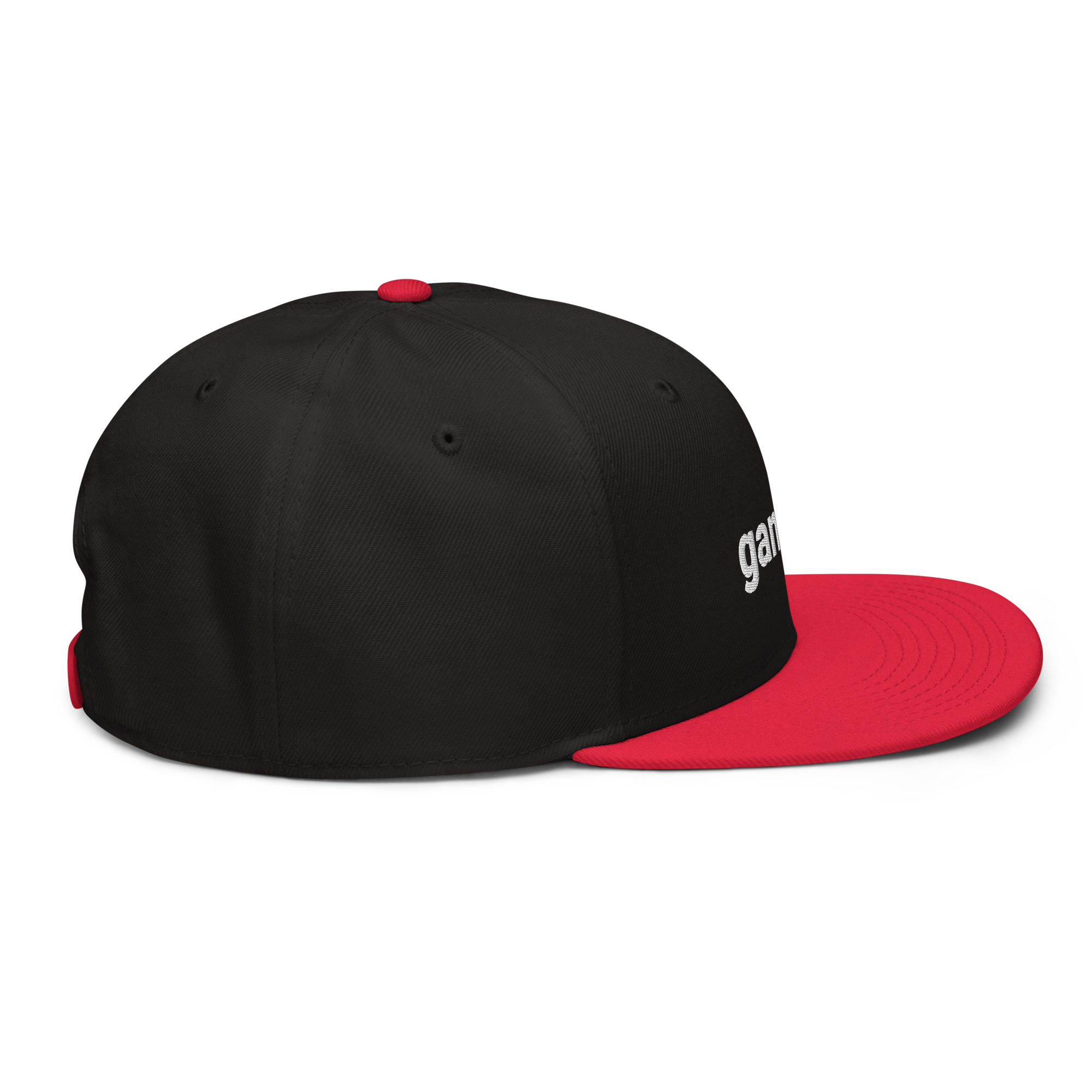 gamer. Snapback-Cap (bestickt)