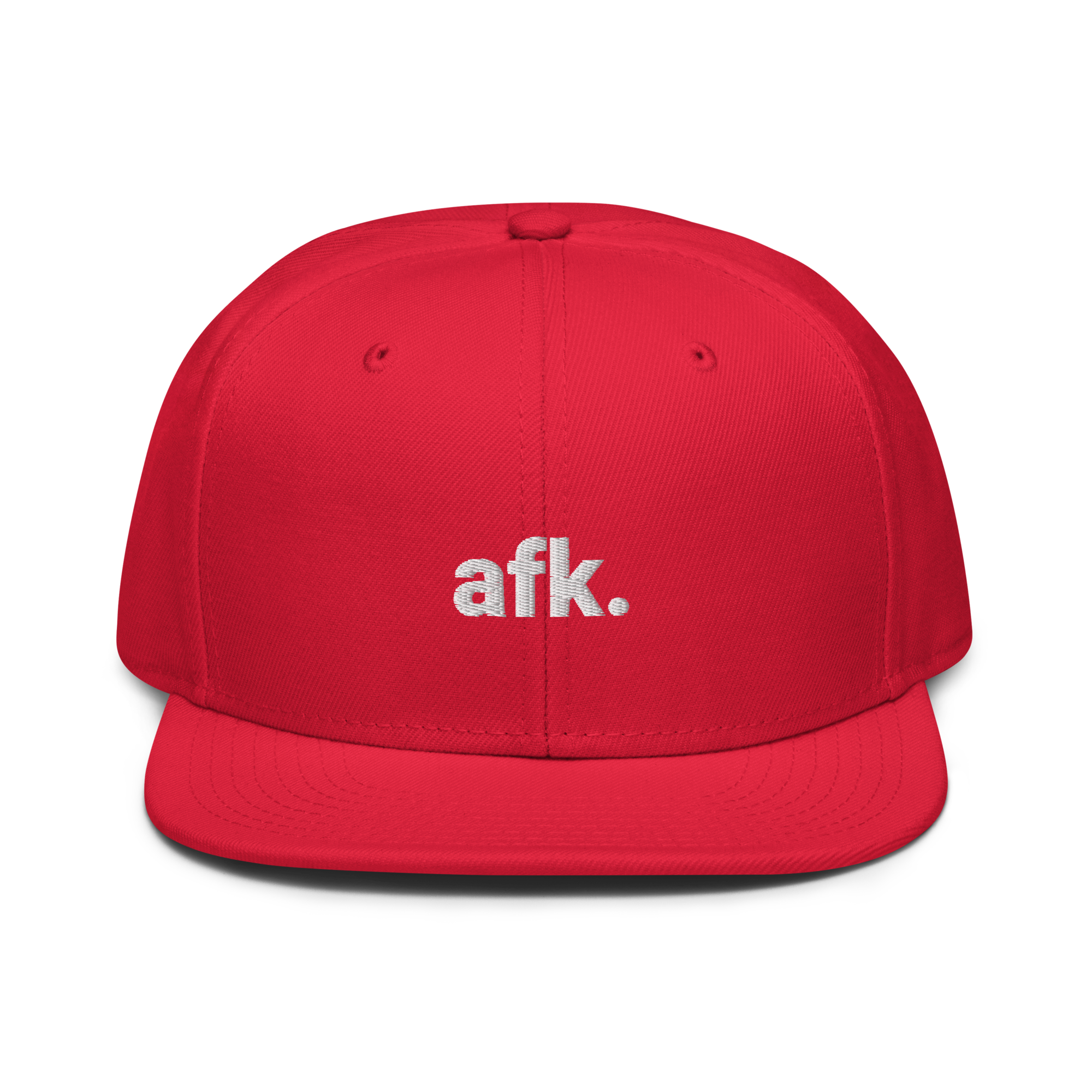 afk. Snapback-Cap (bestickt)