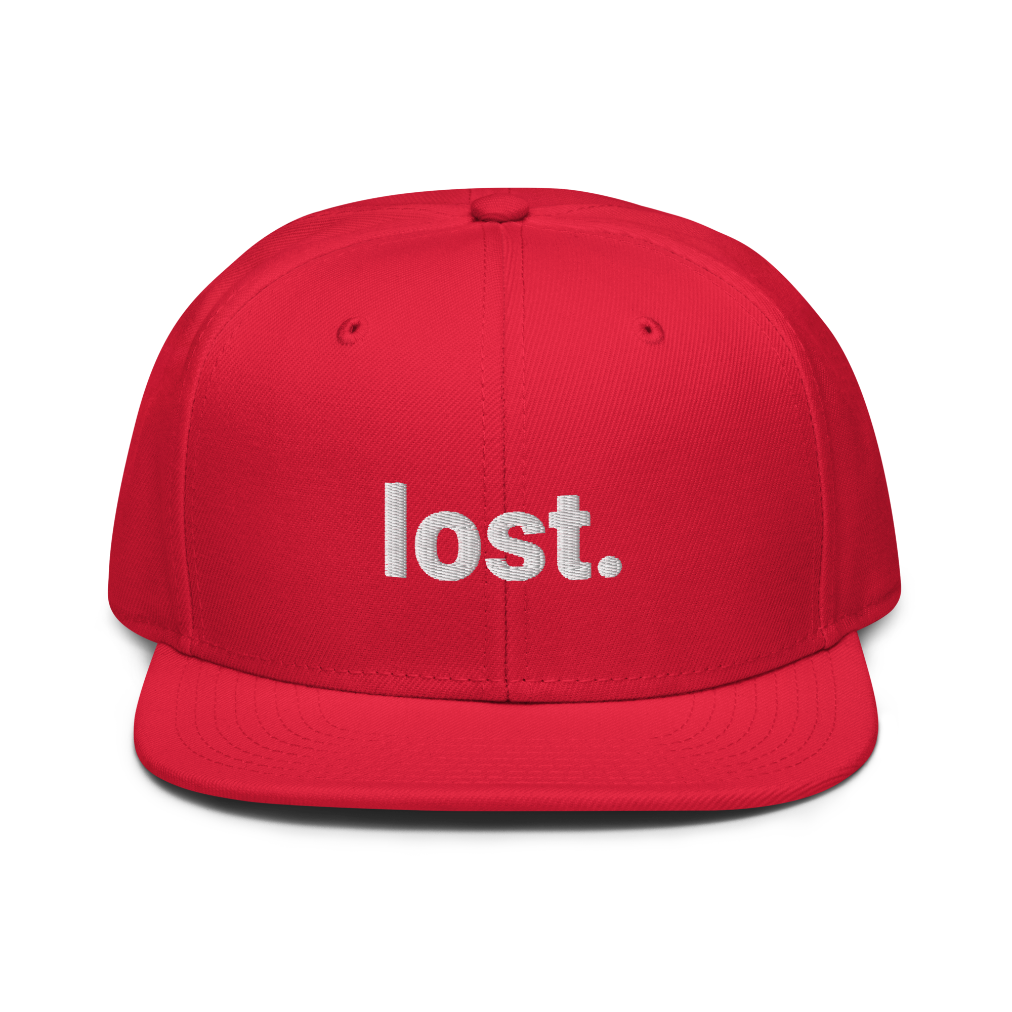 lost. Snapback-Cap (bestickt)