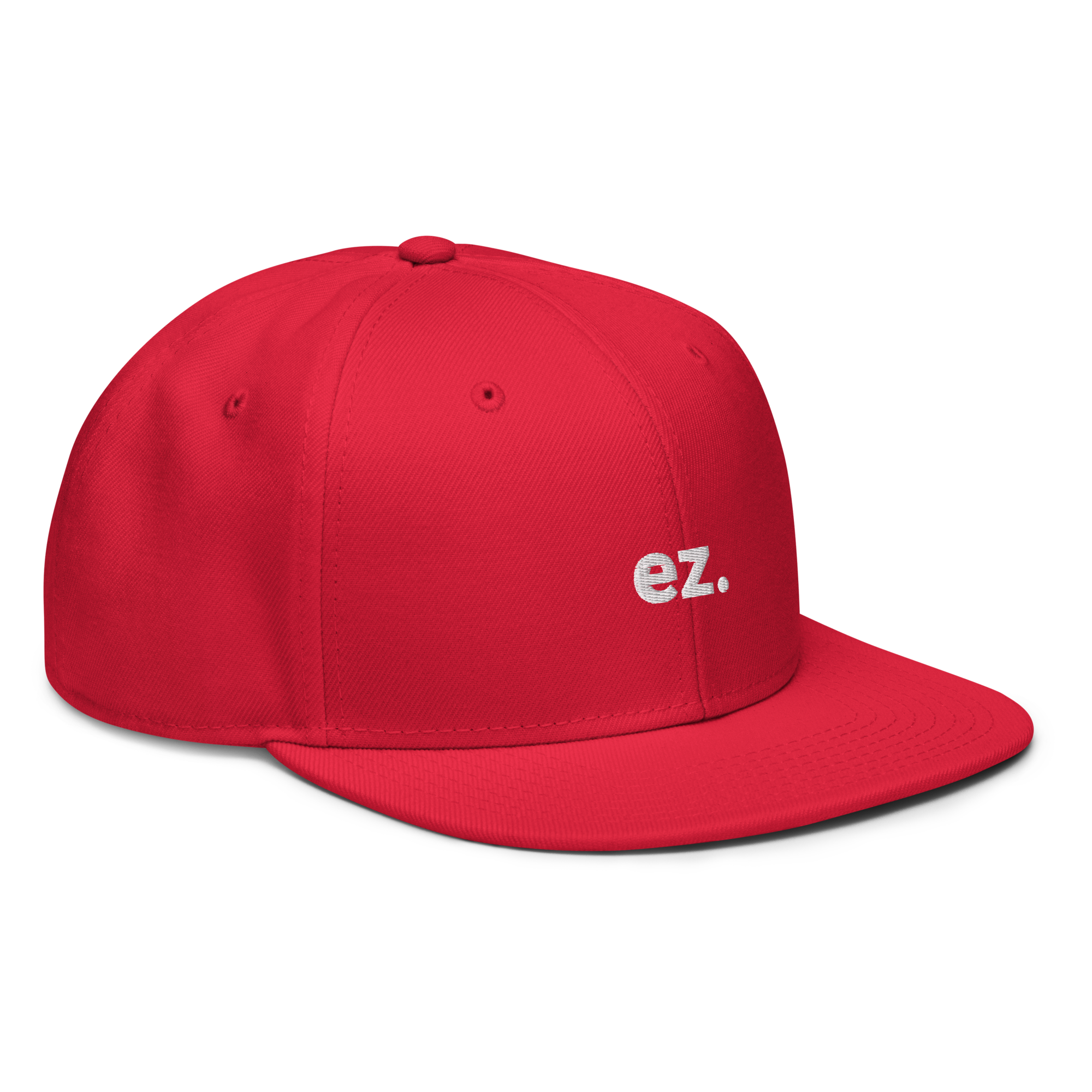 ez. Snapback-Cap (bestickt)