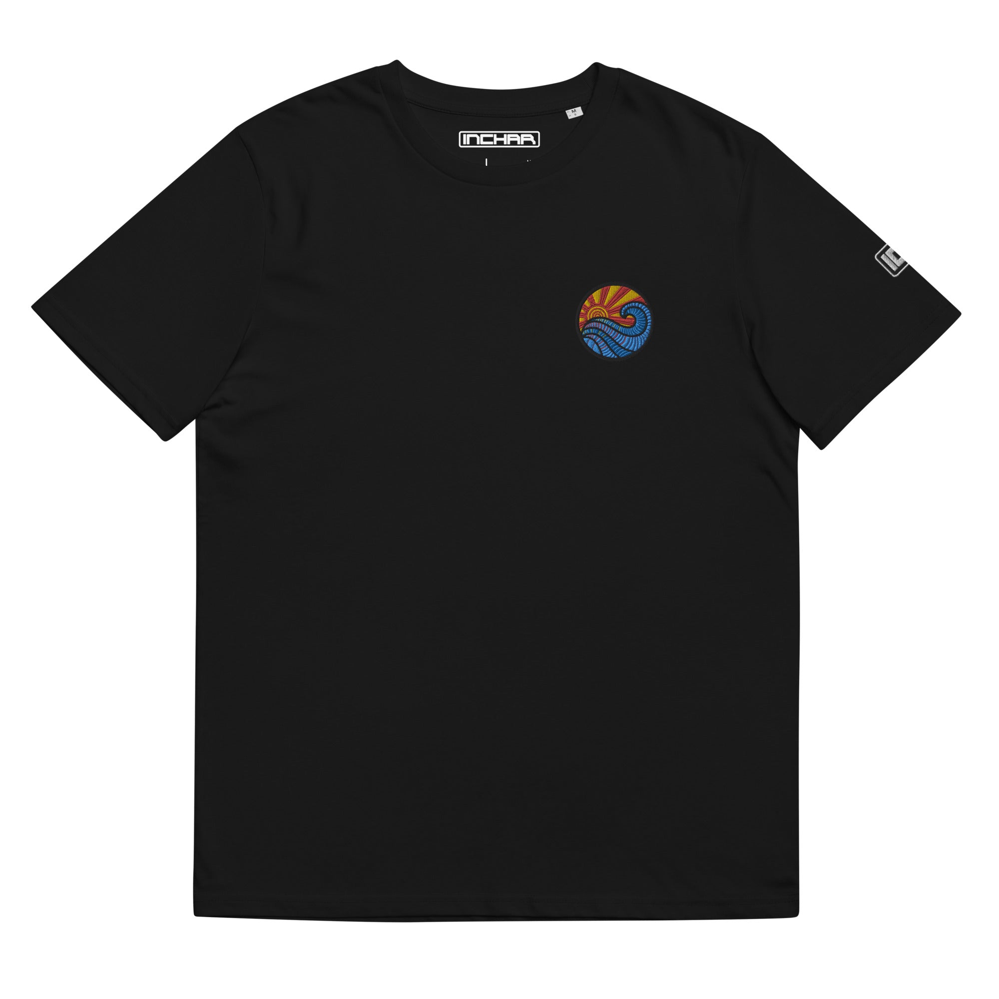 Sunset Wave Patch Unisex T-Shirt (Embroidered)