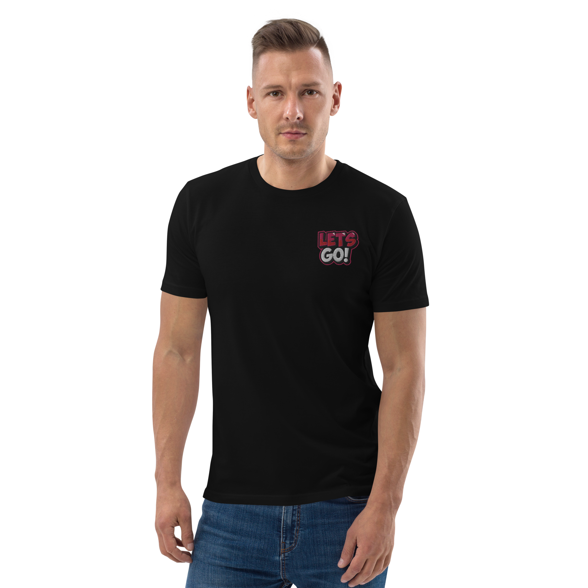 Let's GO! Unisex T-Shirt (bestickt)